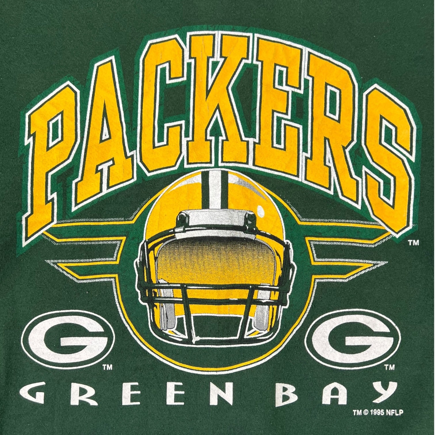 Vintage 1995 Green Bay Packers Sweatshirt Green