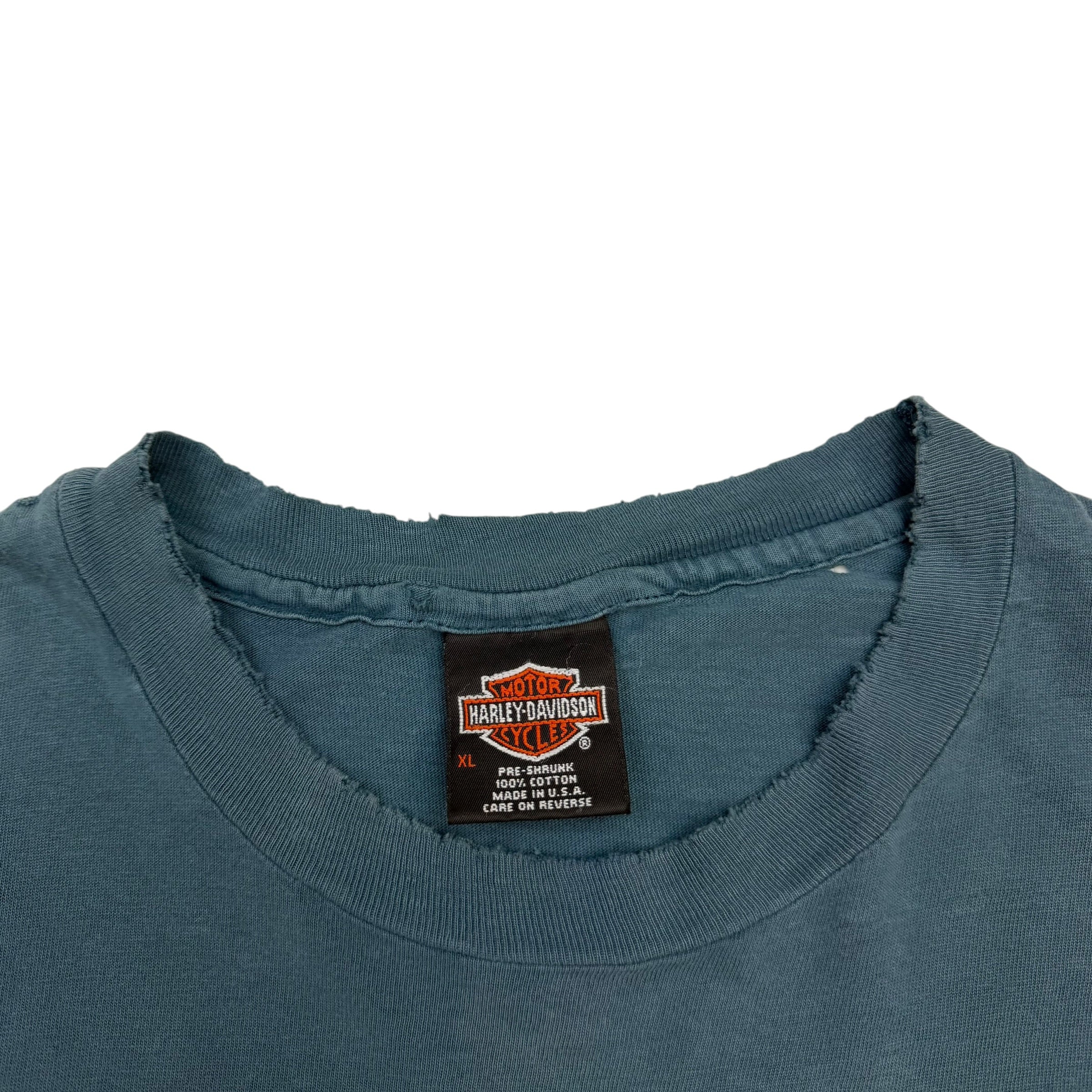 1996 Harley Davidson South Dakota Tee Blue