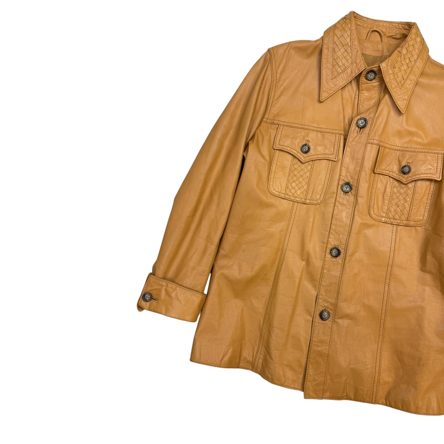 Vintage Baracuta Leather Overshirt