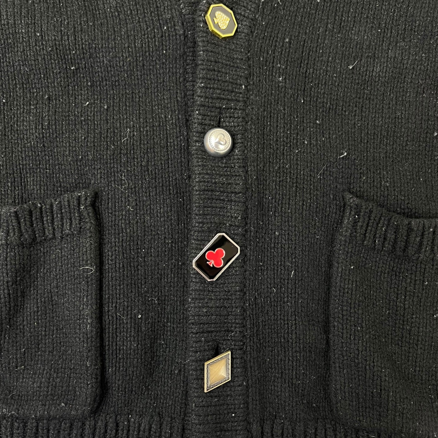 Stussy x Denim Tears Suits Cardigan Black