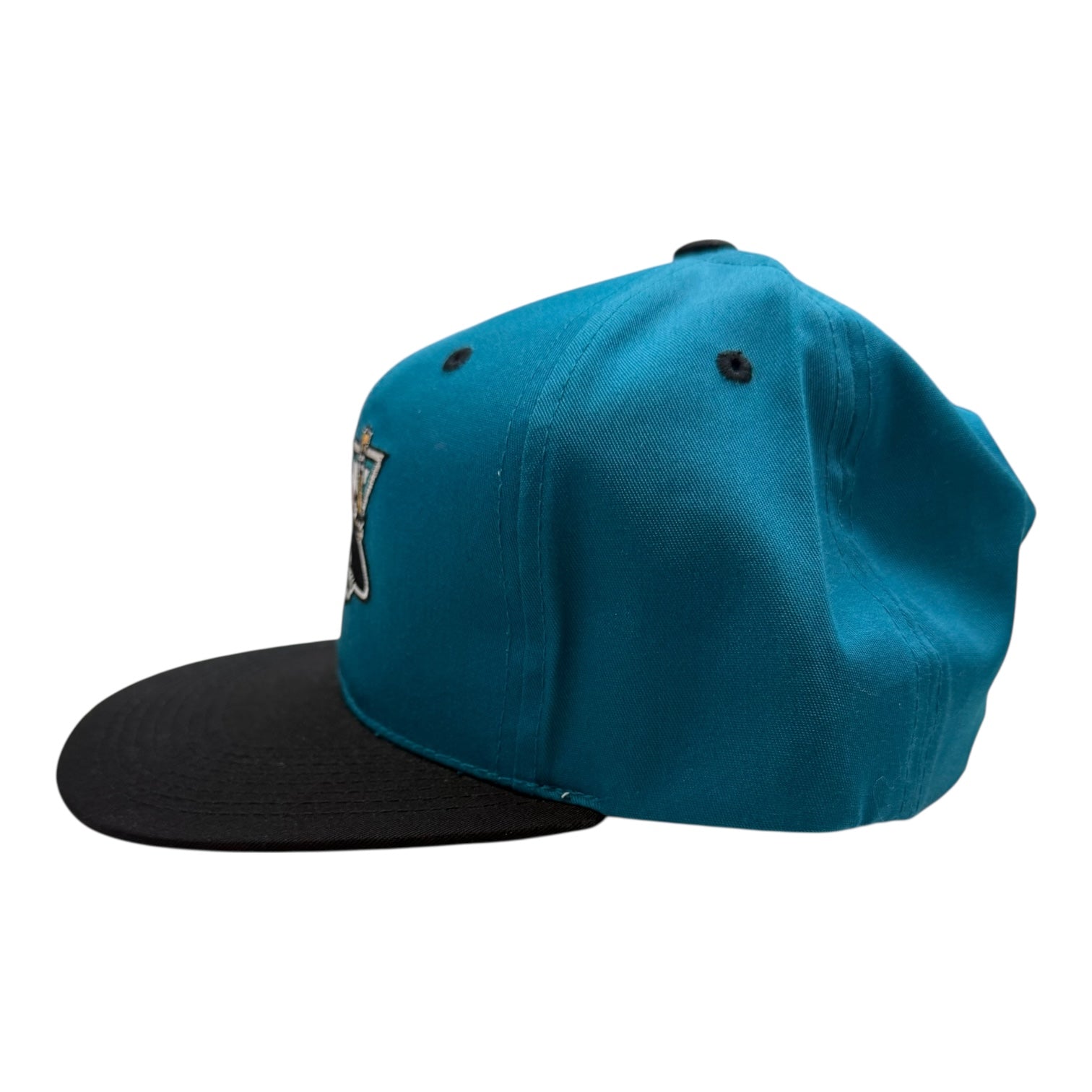 Vintage Sports Specialties San Jose Sharks Hat Teal/Black