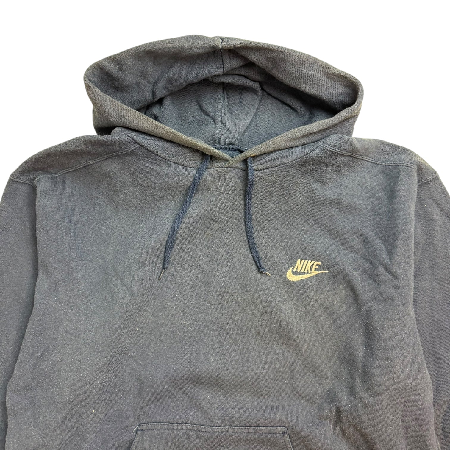 Vintage Nike Pullover Hoodie Navy Blue