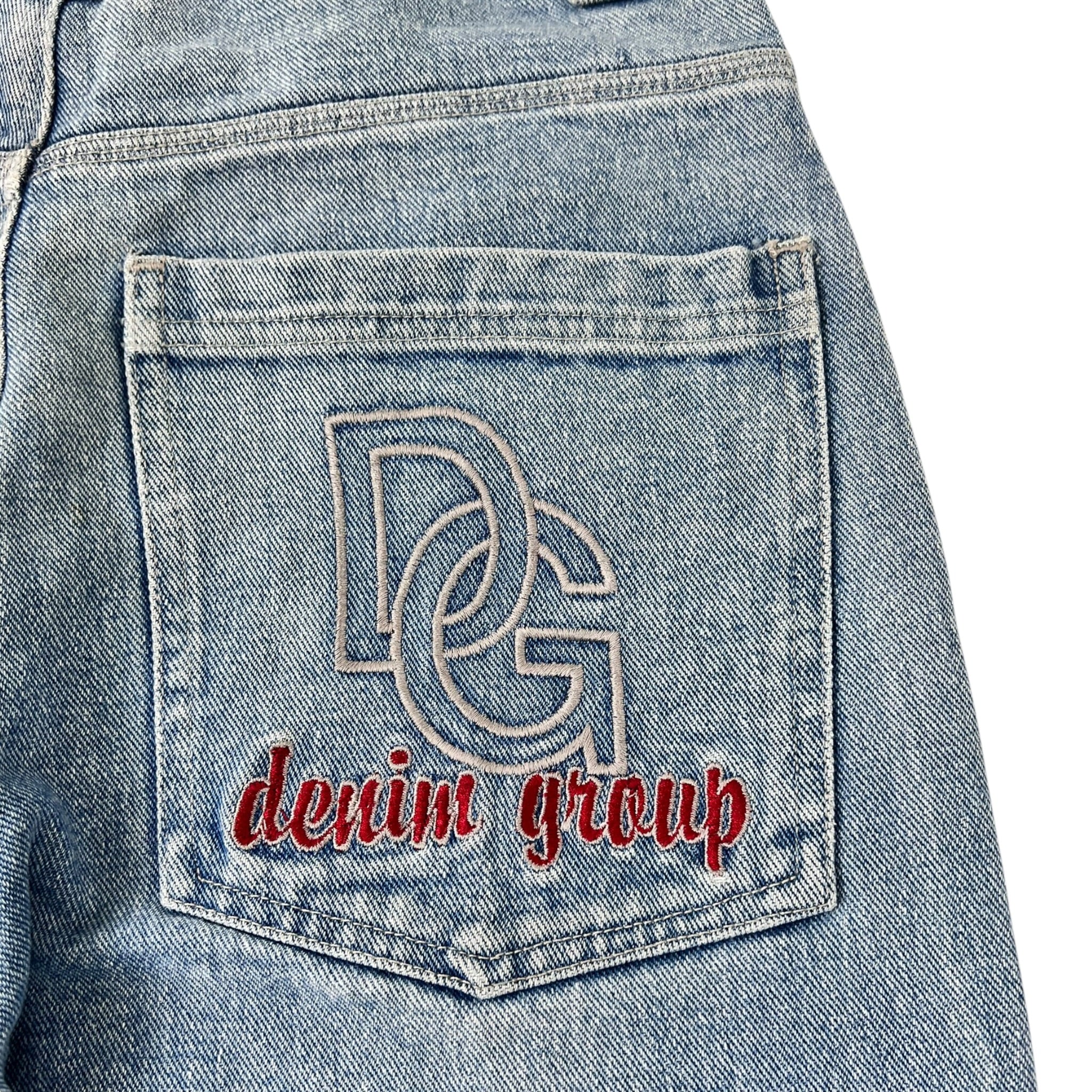 (W) Vintage Denim Group Light Wash Jeans