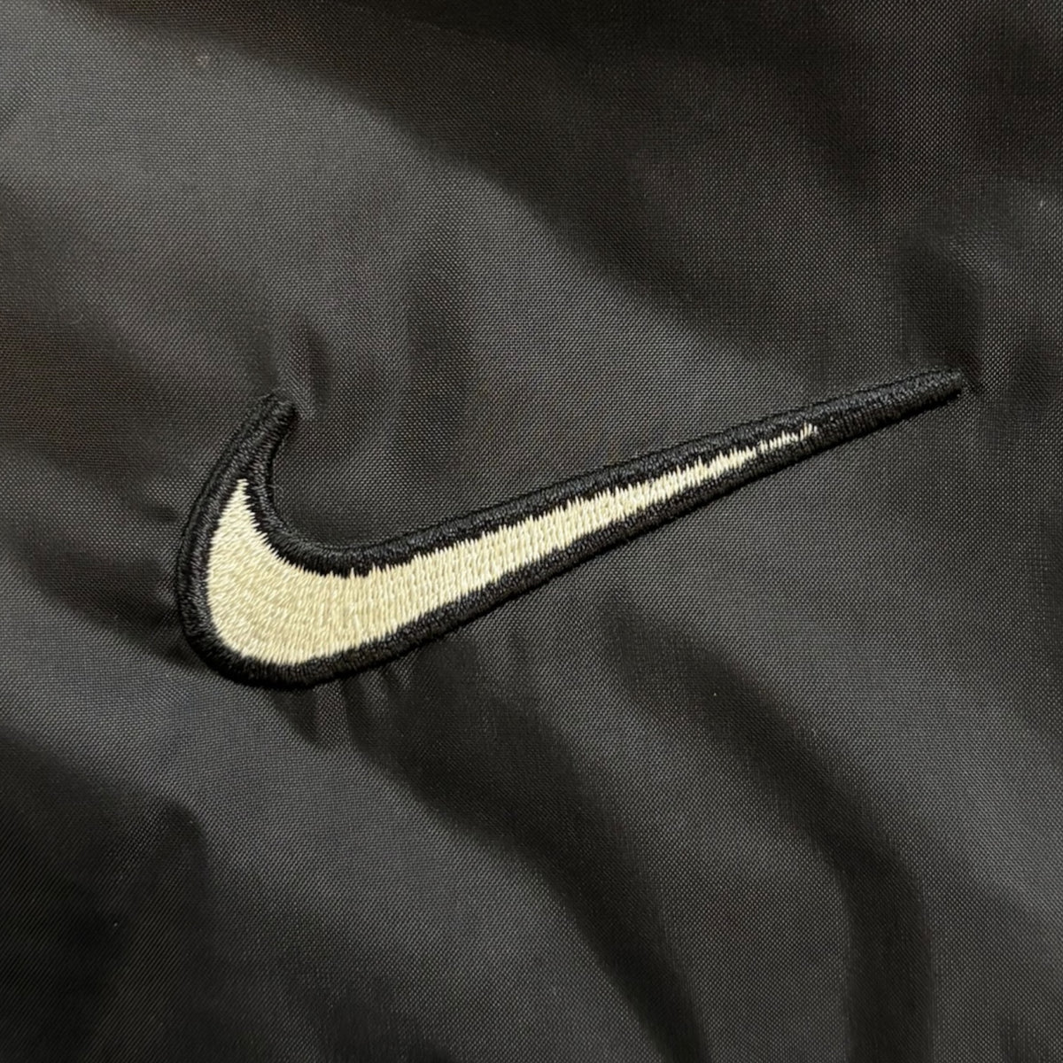 Vintage Nike Reversible Block Letter Parka Taupe/Black