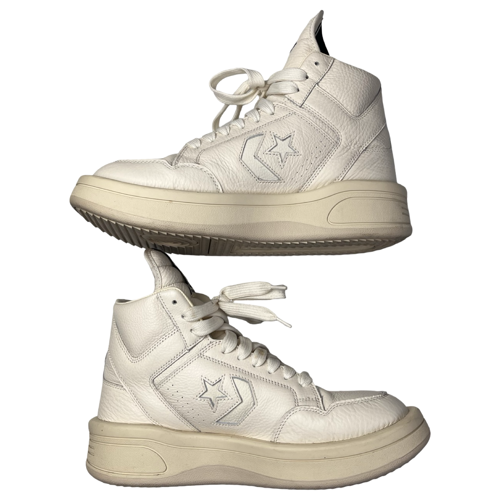 Converse TURBOWPN Mid Rick Owens DRKSHDW Egret (Used)