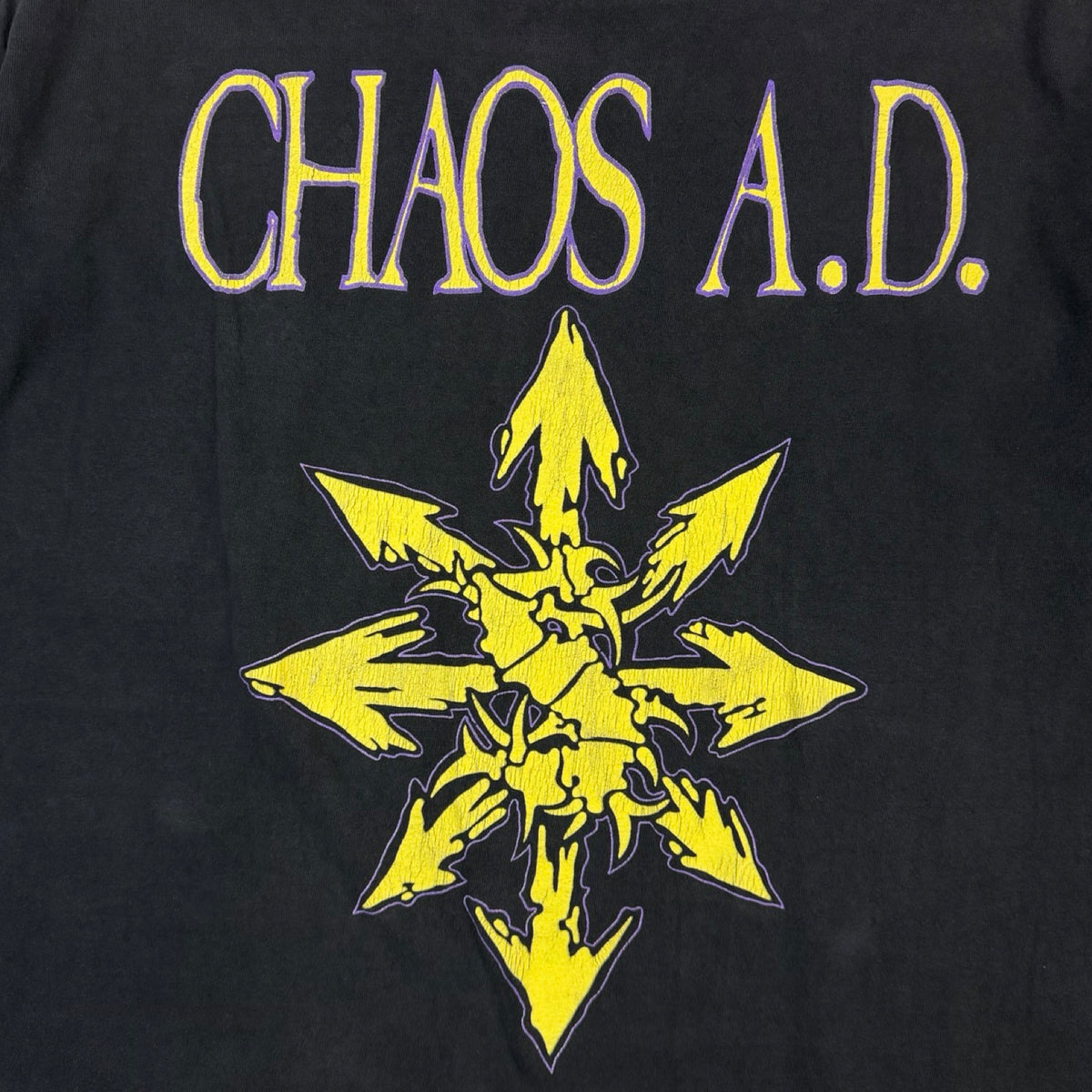 1993 Sepultura Chaos A.D T-Shirt Black
