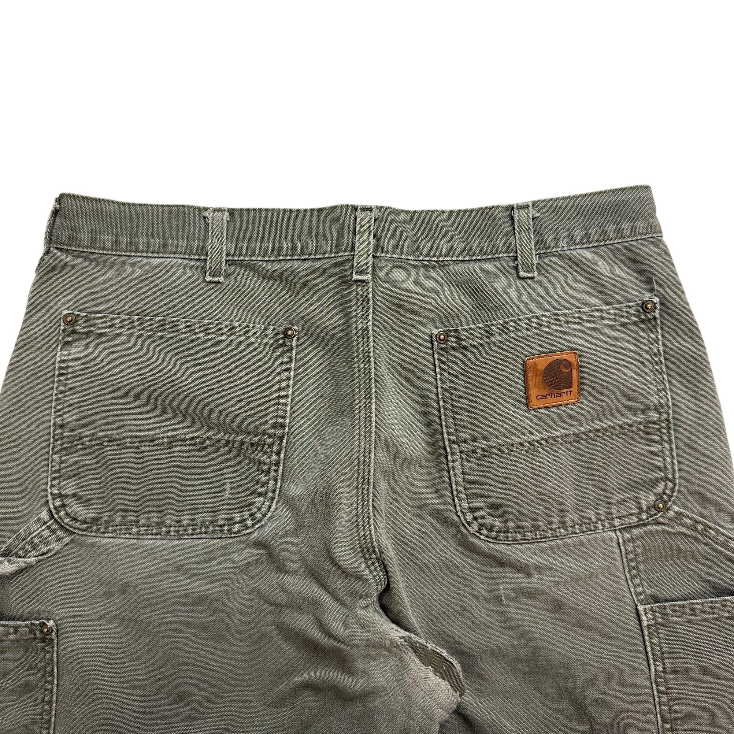 Vintage Carhartt Double Knee Pants Green