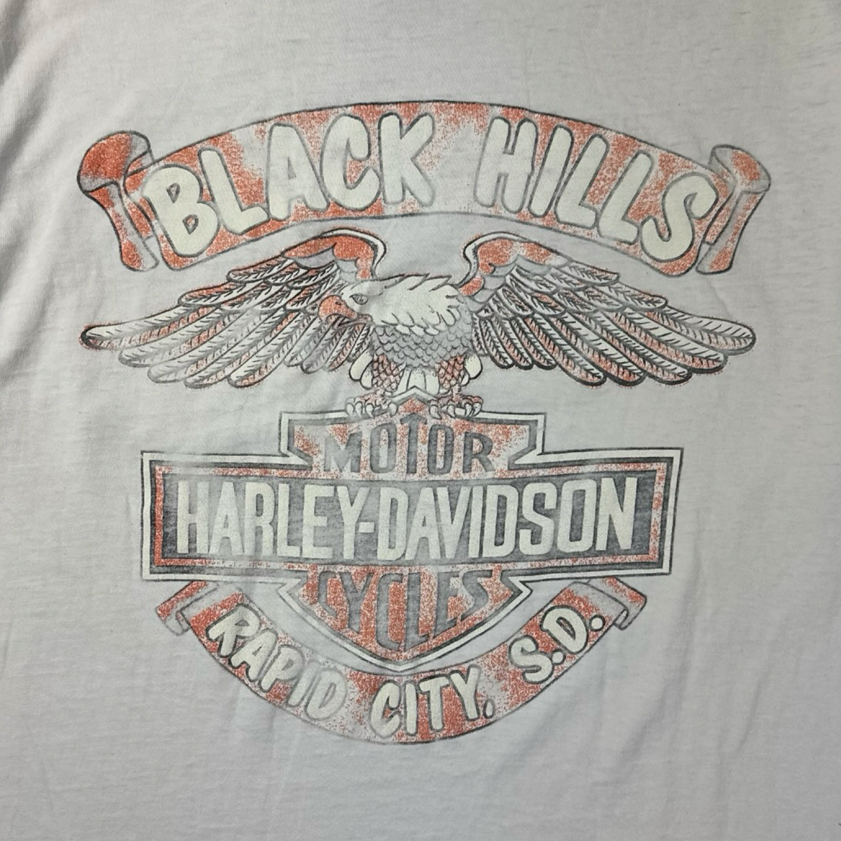 Vintage Harley Davidson Pocket T-Shirt Distressed