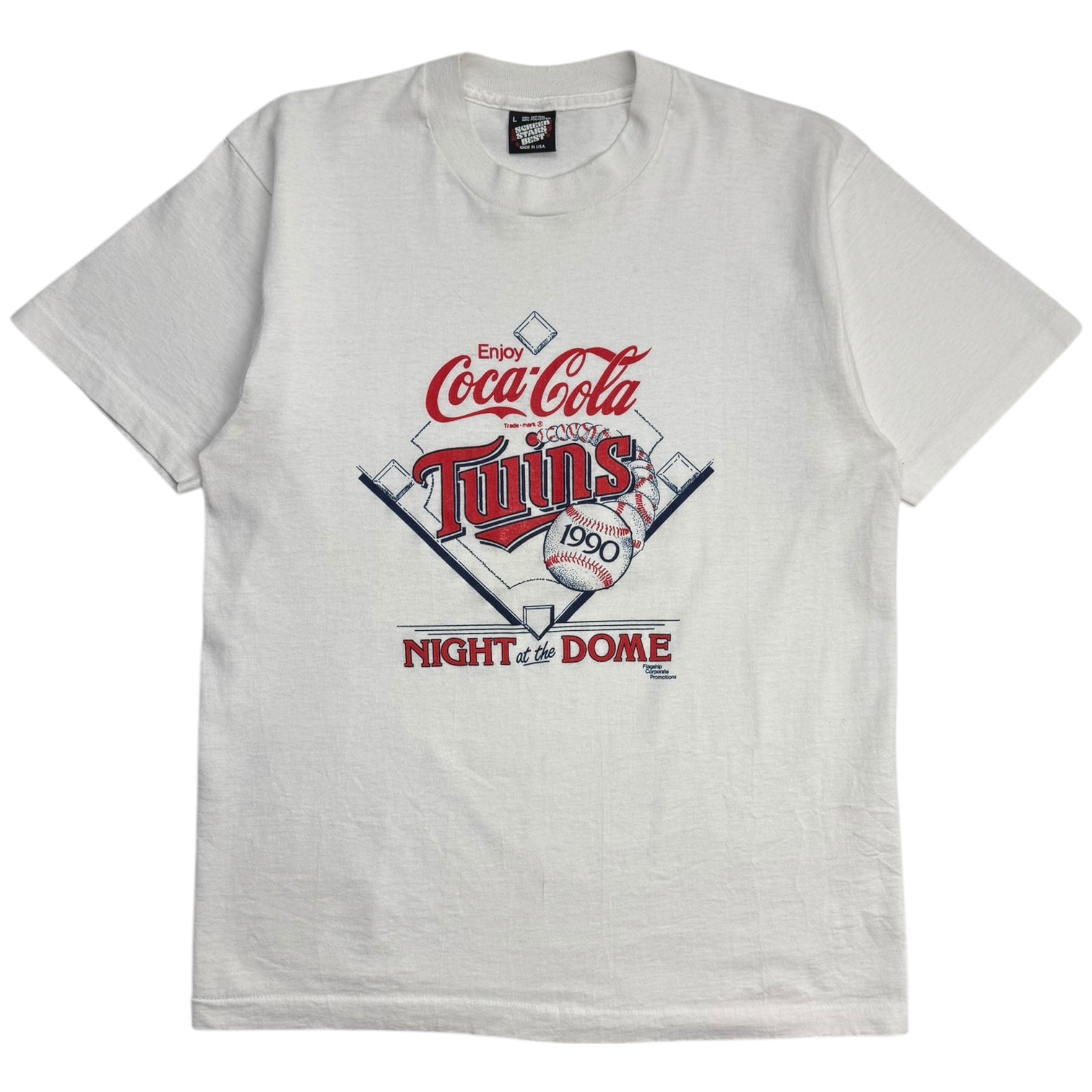 1990 Minnesota Twins “Night at The Dome” Coca-Cola MLB T-Shirt