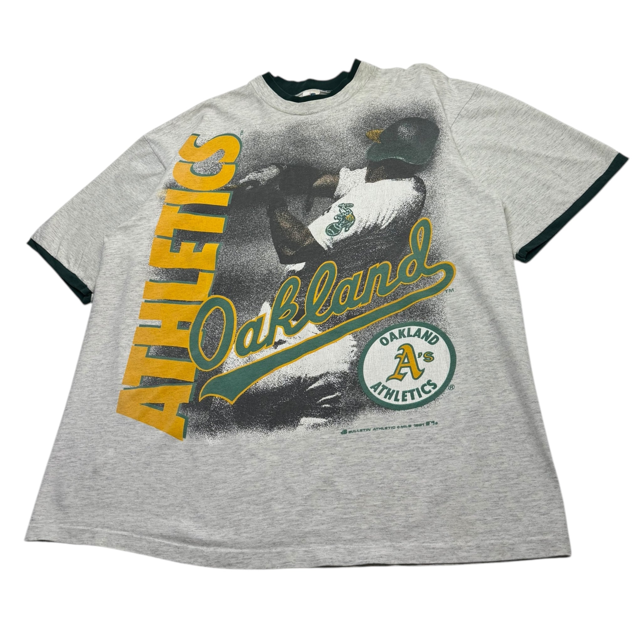 1991 Oakland Athletics Baseball Swing Bulletin T-Shirt