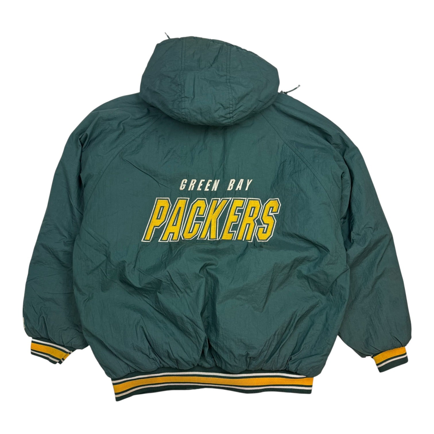 Vintage Logo 7 Green Bay Packers Game Day Jacket Green