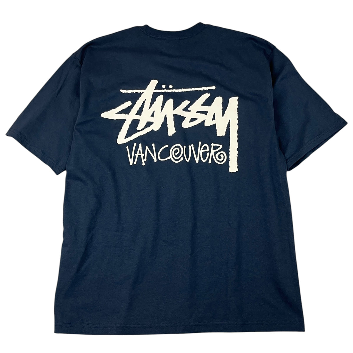 Stussy Stock Vancouver Tee Navy