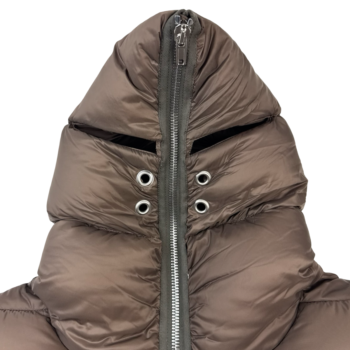 Rick Owens Strobe Gimp Down Puffer Vest Dust