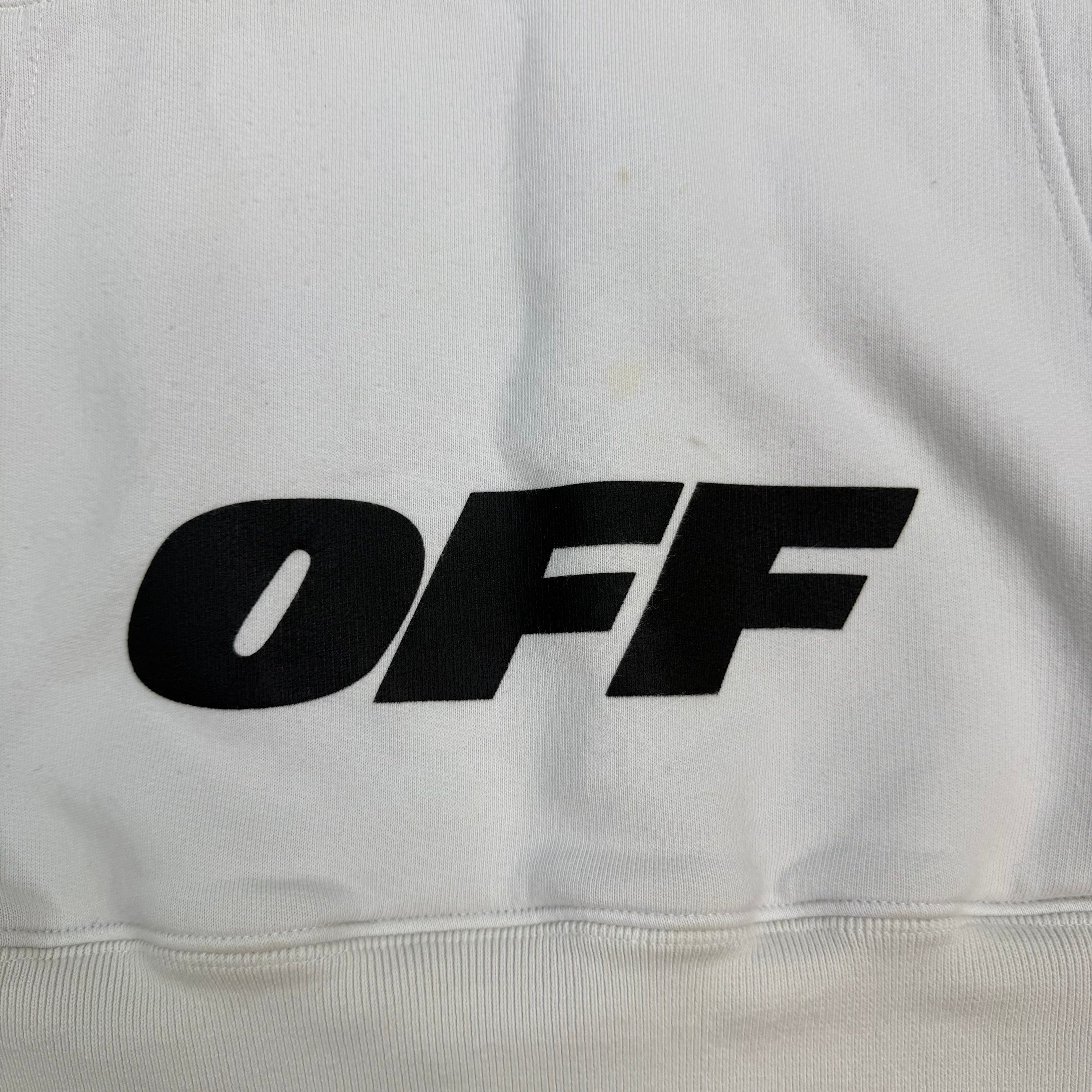 Off-White Wing Off Logo Hoodie White