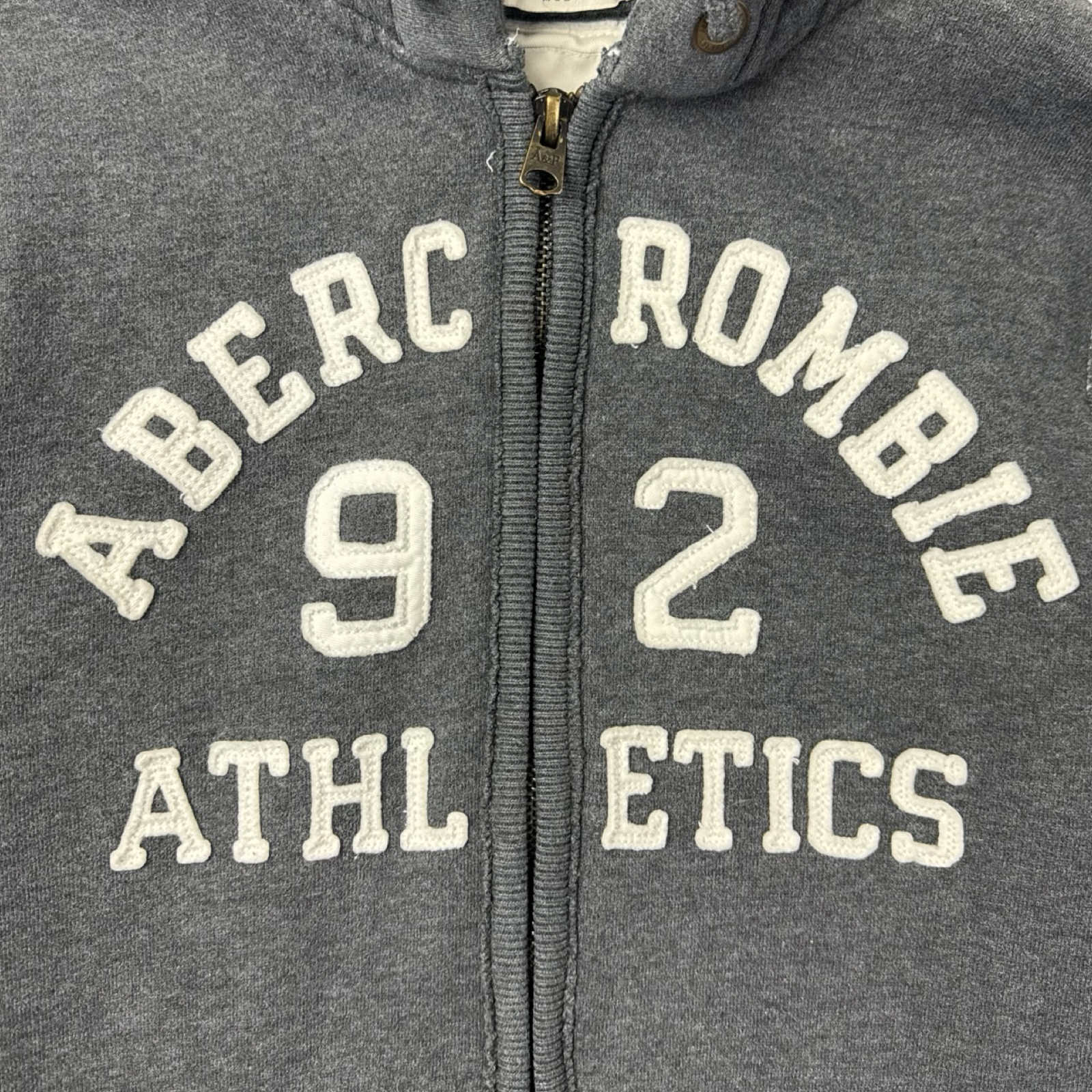 Vintage Y2K Abercrombie Arc Spellout Hoodie