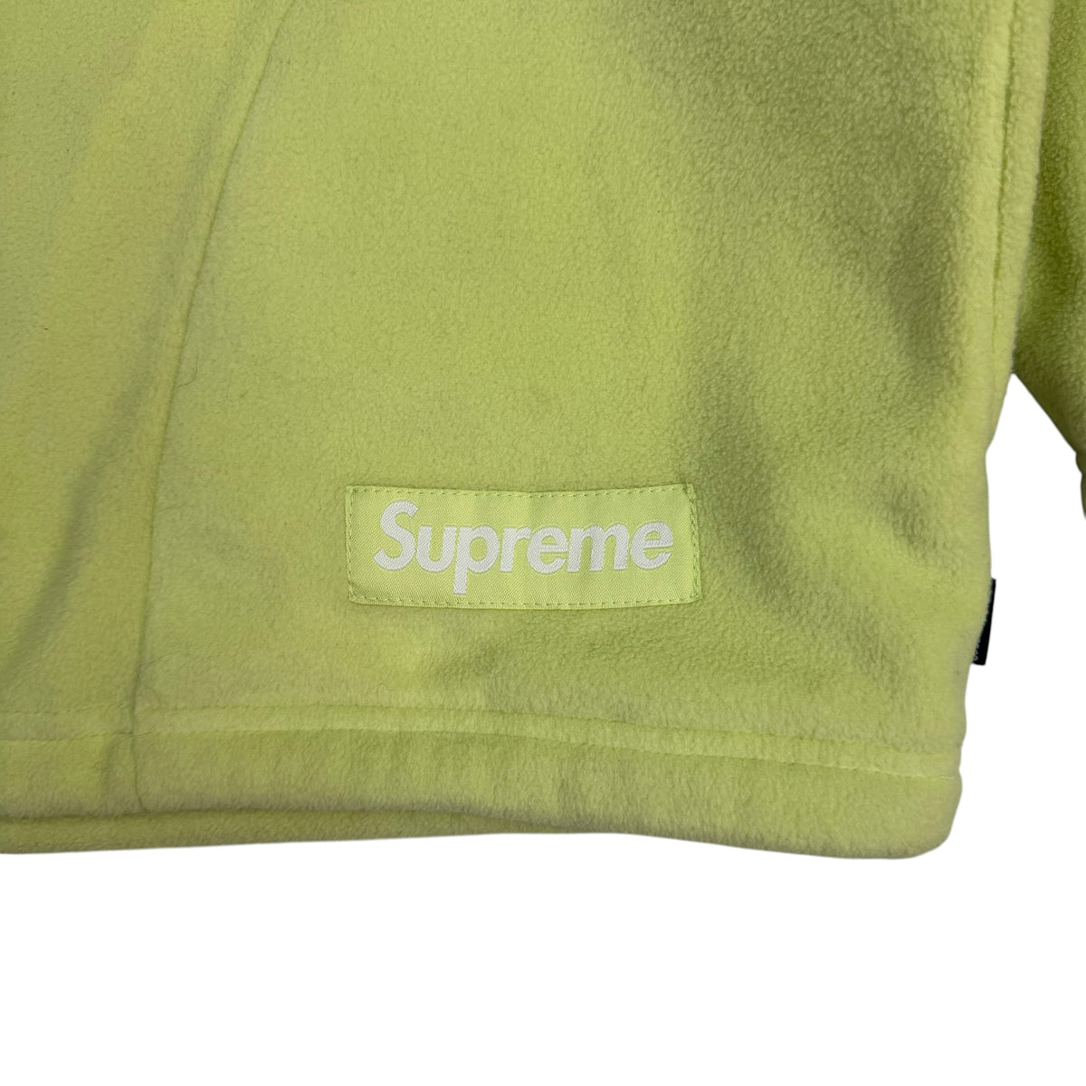 Supreme Polartec Mock Neck Pullover Lime