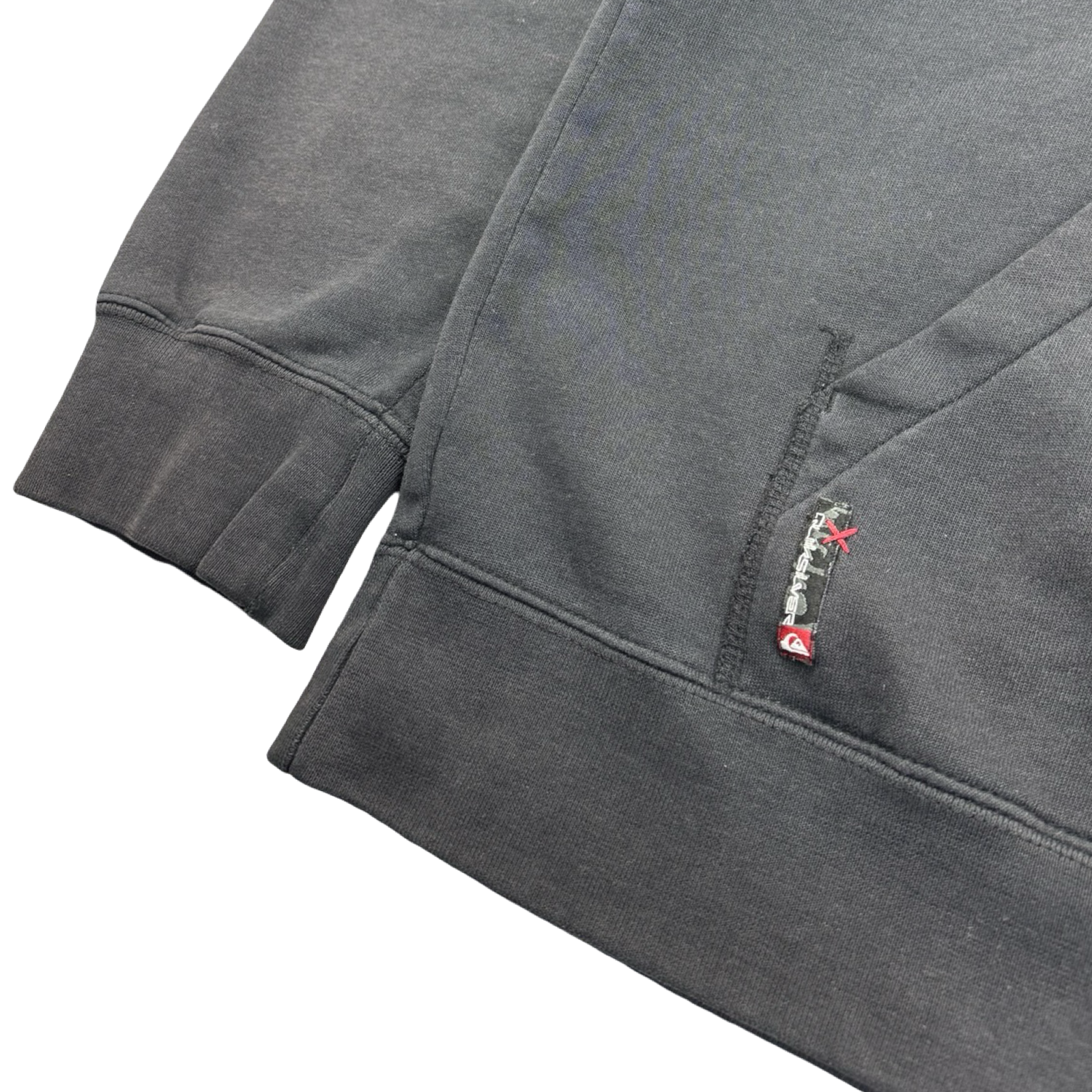 Vintage Y2K Quiksilver Surf Embroidered Zip Up Hoodie