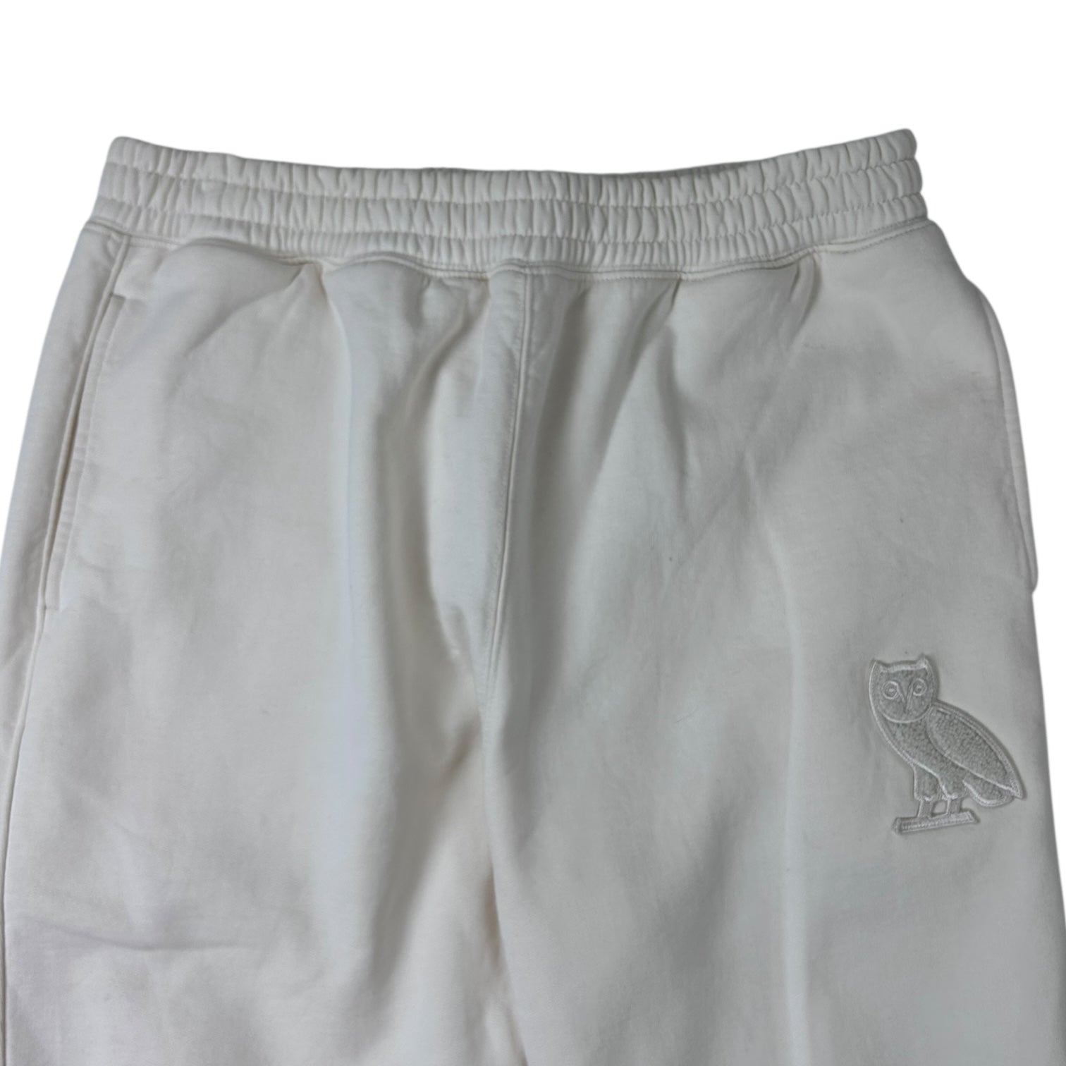 OVO Mini OG Open-Hem Sweatpant White
