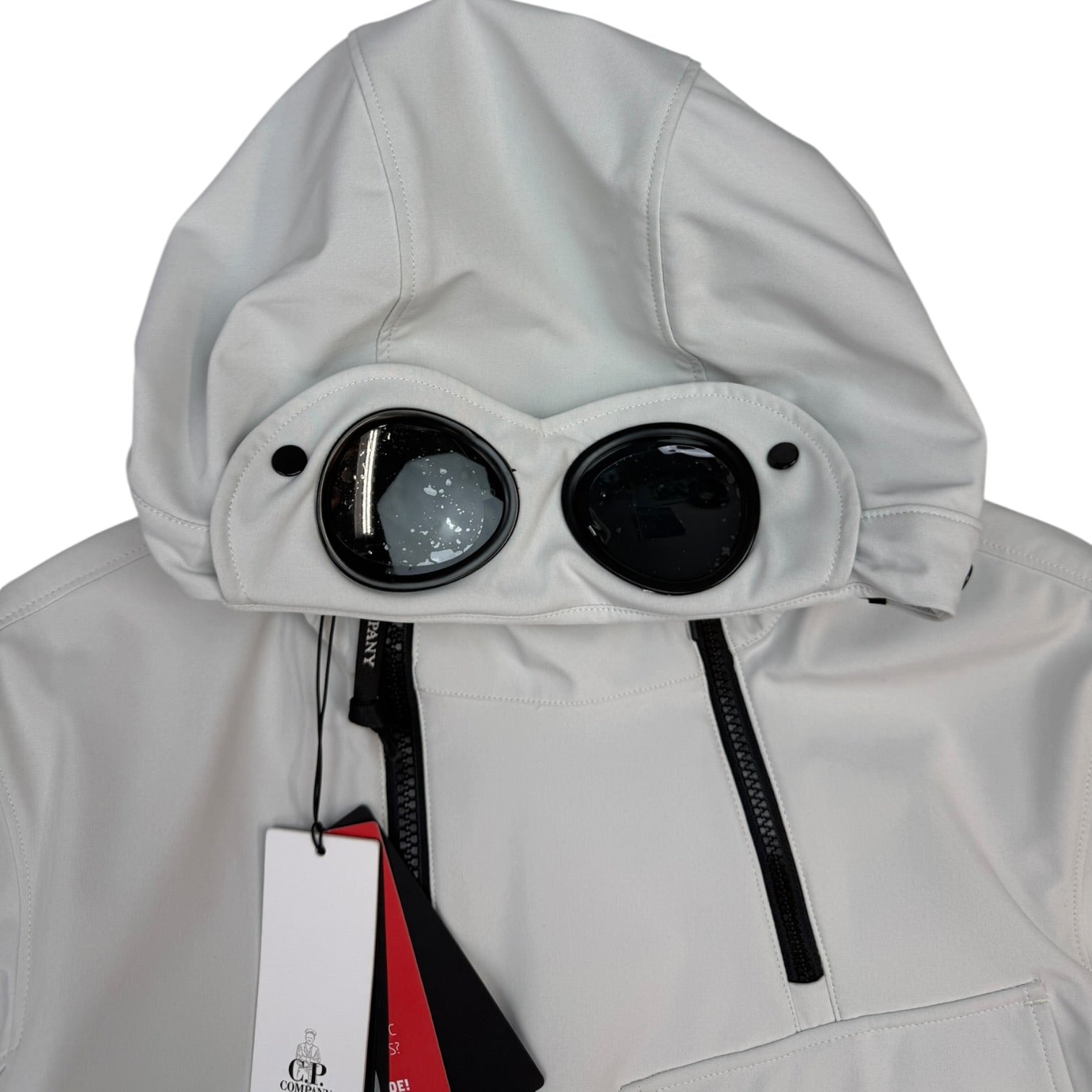 C.P. Company C.P. Shell Goggle Jacket White