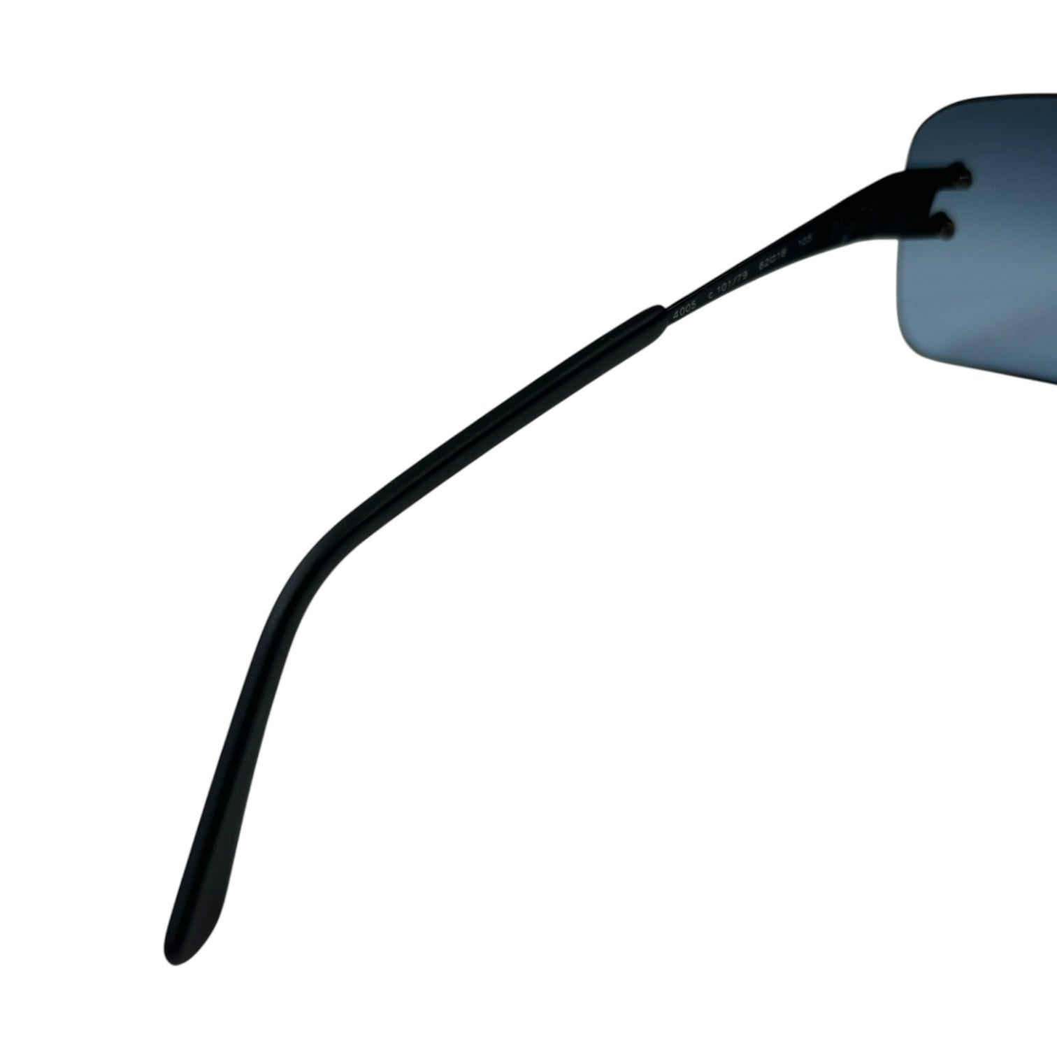 Chanel Gradient Rimless Sunglasses Blue/Black
