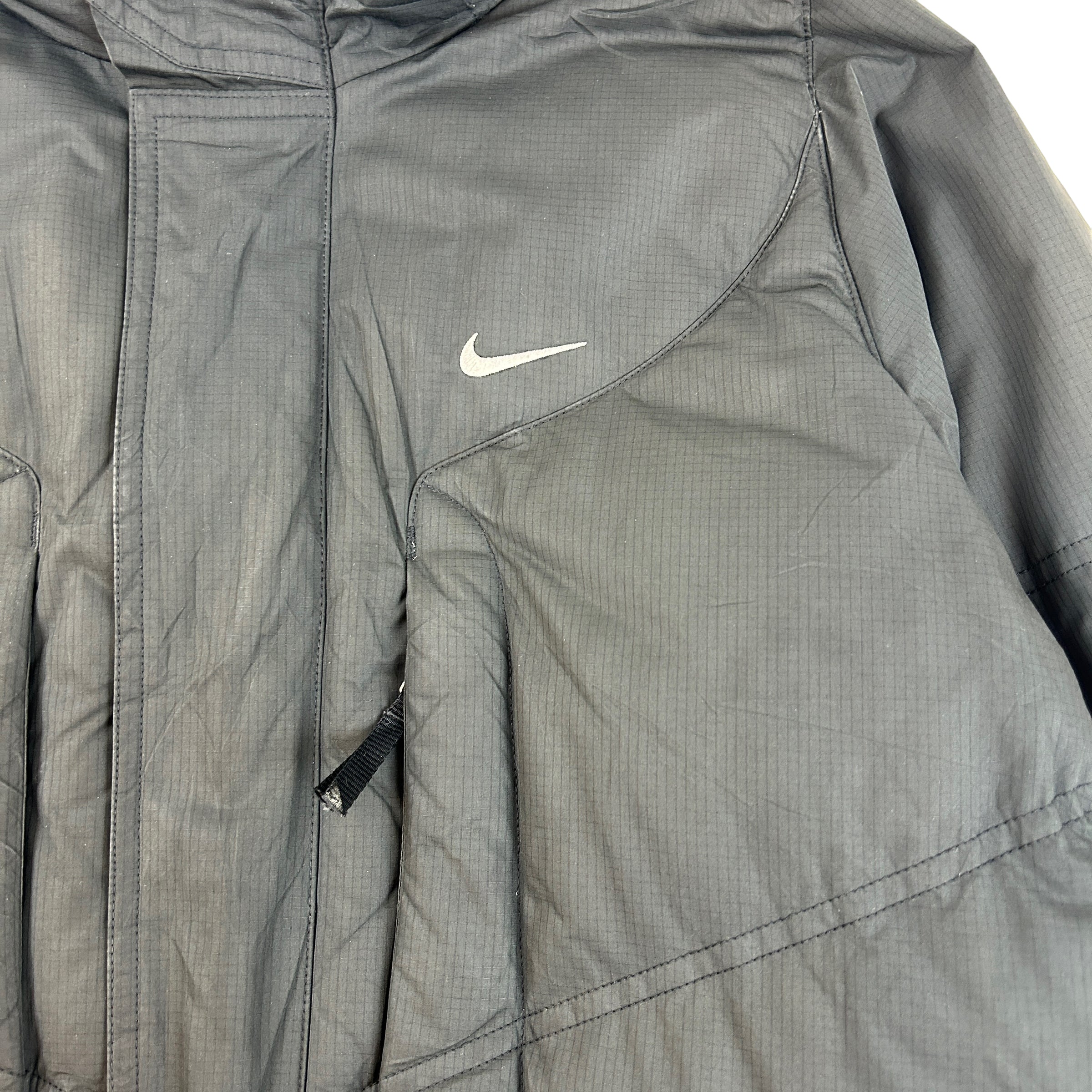 Vintage Nike Fit Tech Puffer Jacket Black