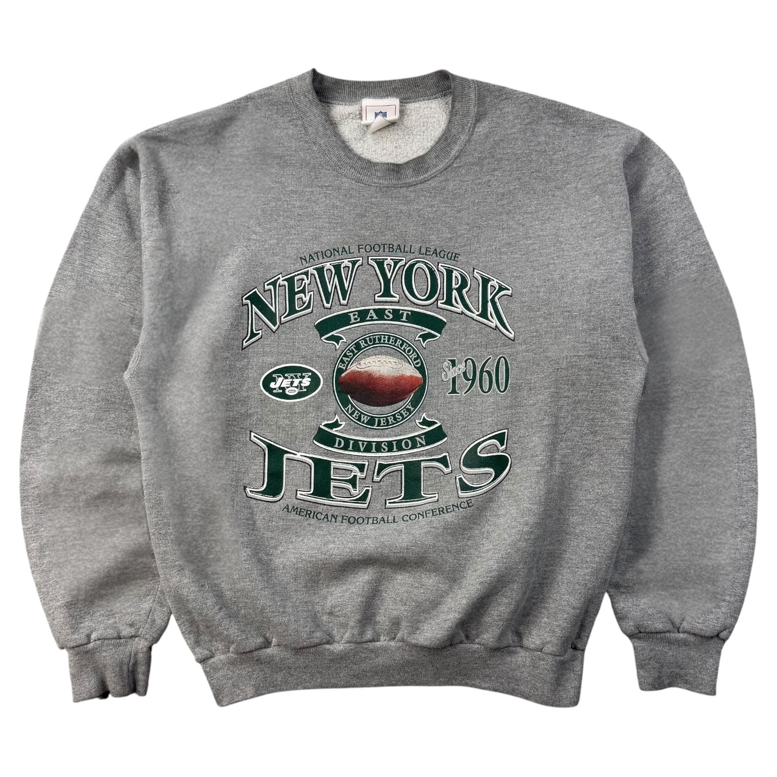 Vintage New York Jets Crewneck Grey
