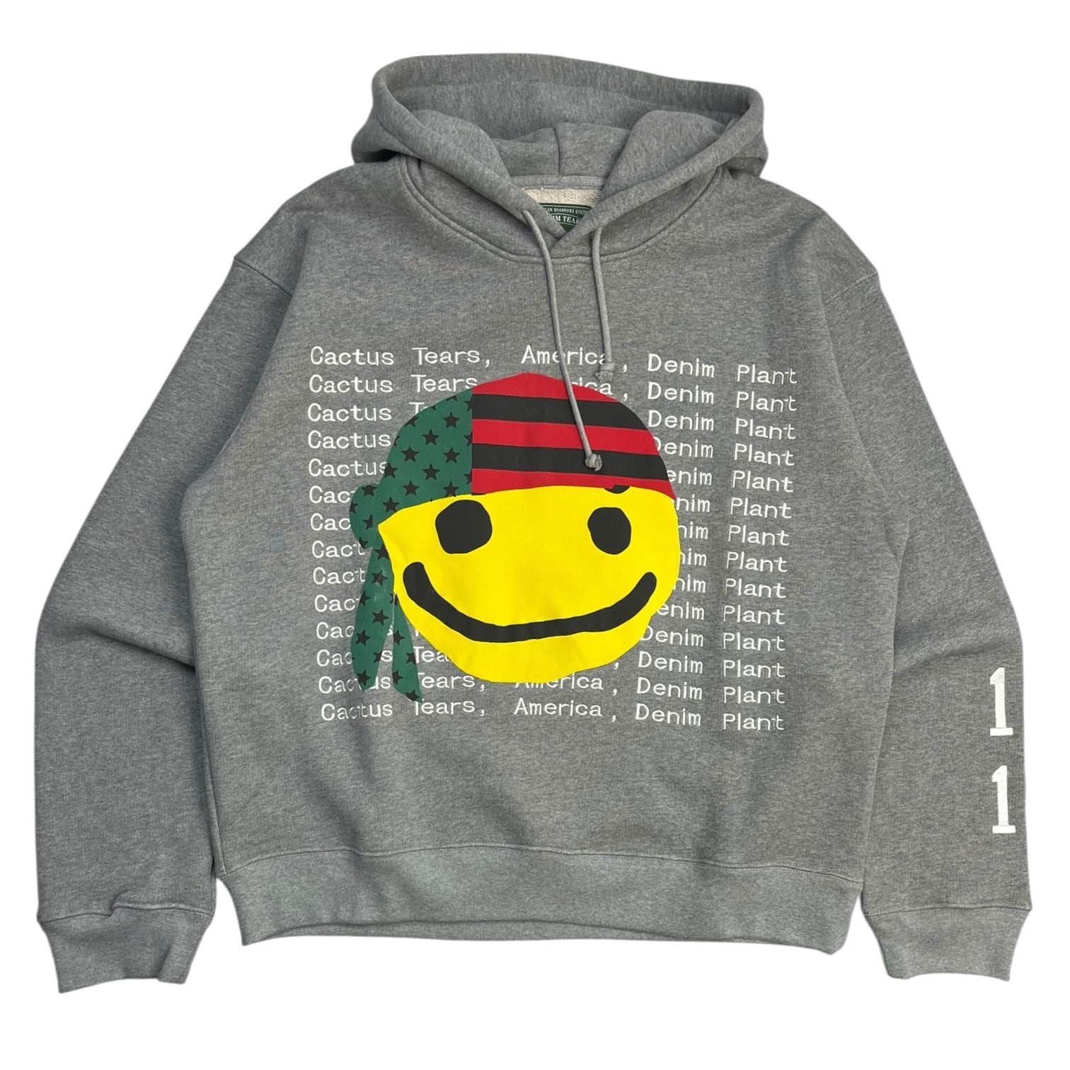 Denim Tears x CPFM Cactus Tears Hoodie Grey