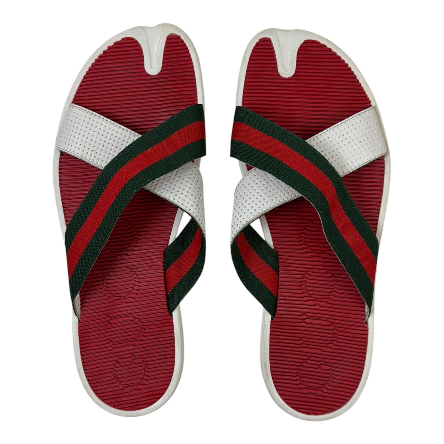 Gucci Web Slide Red