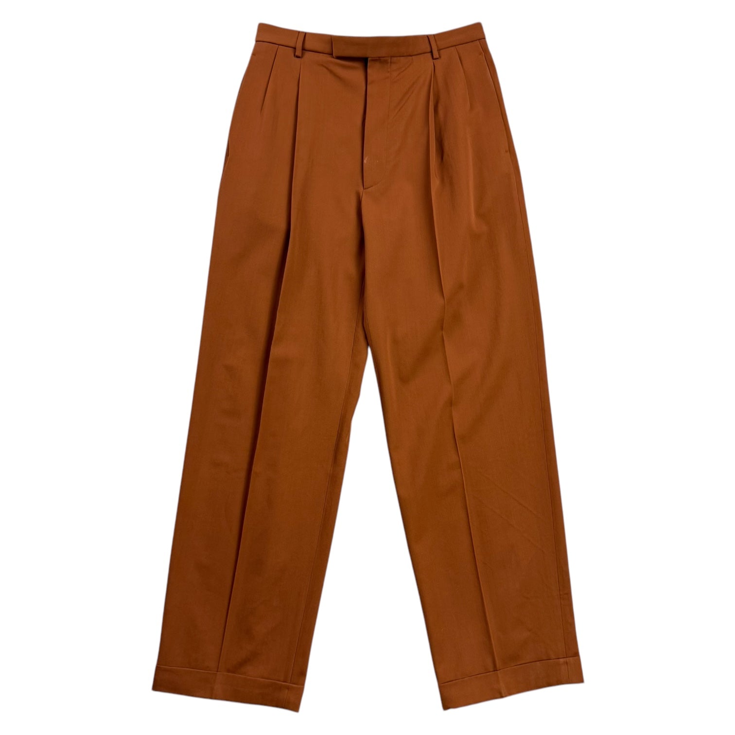 Gucci Pleated Trousers Brown