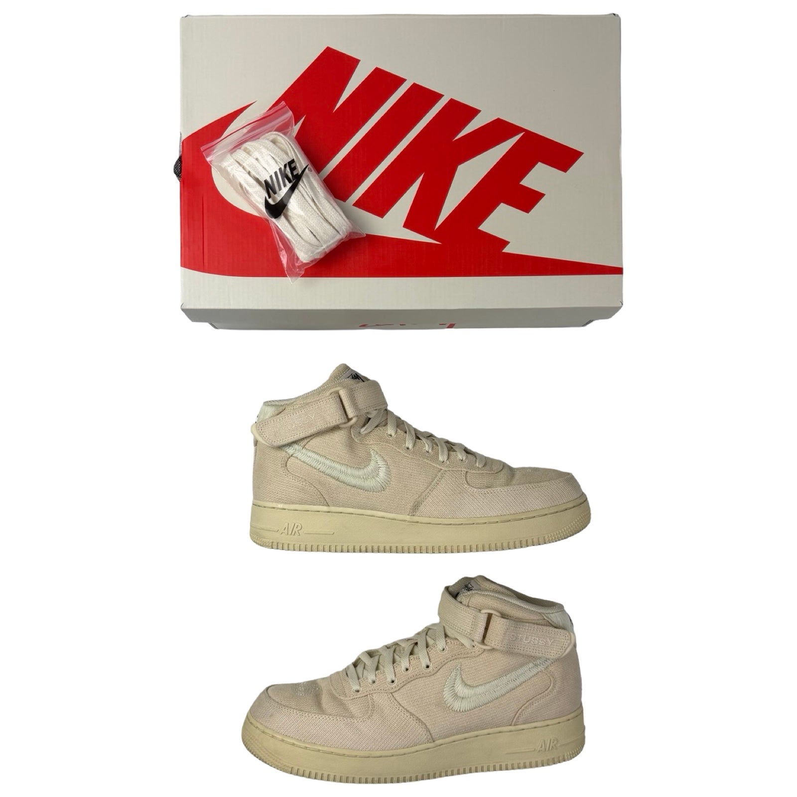Nike Air Force 1 Mid Stussy Fossil (Used)