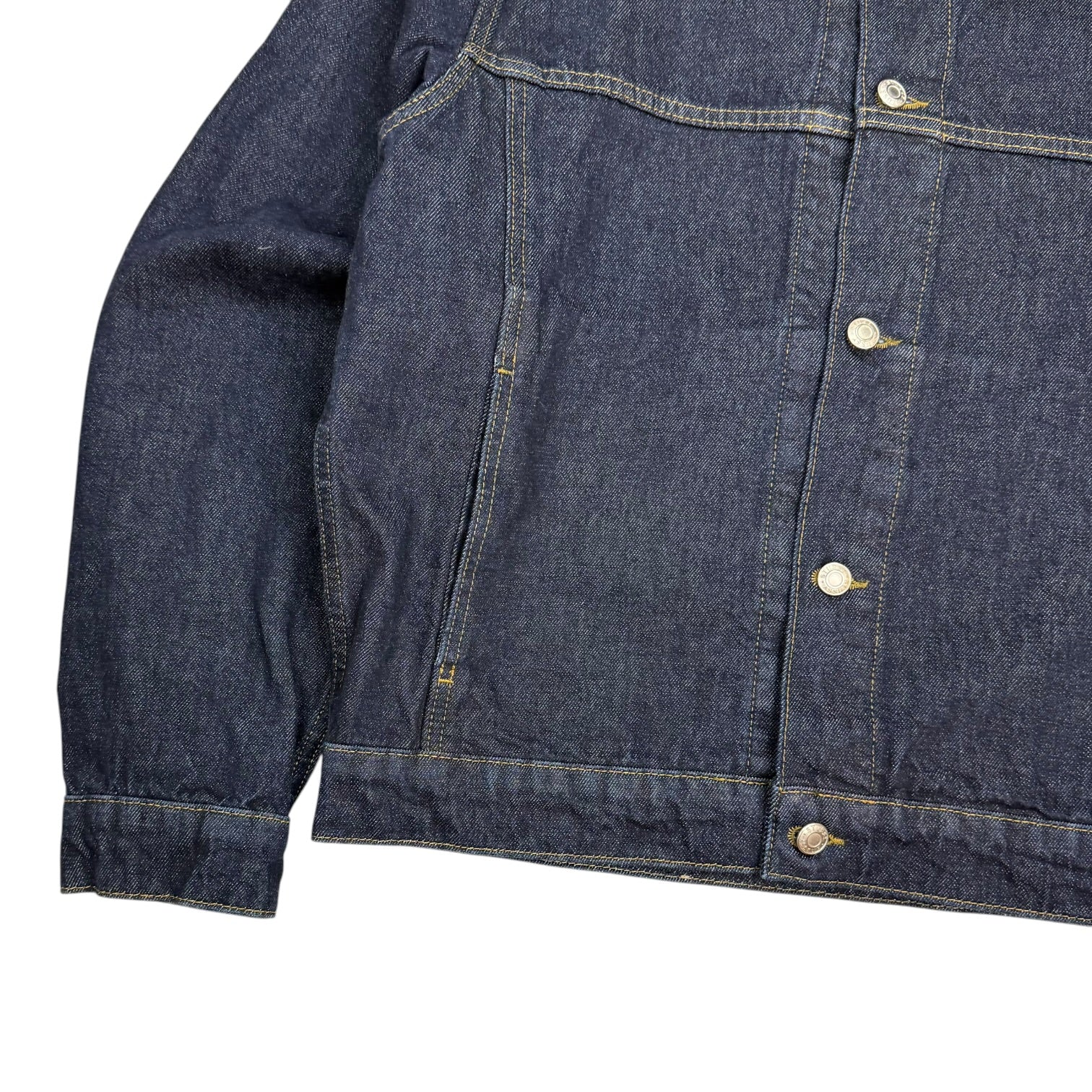 Stussy Trucker Denim Jacket Rinsed Indigo