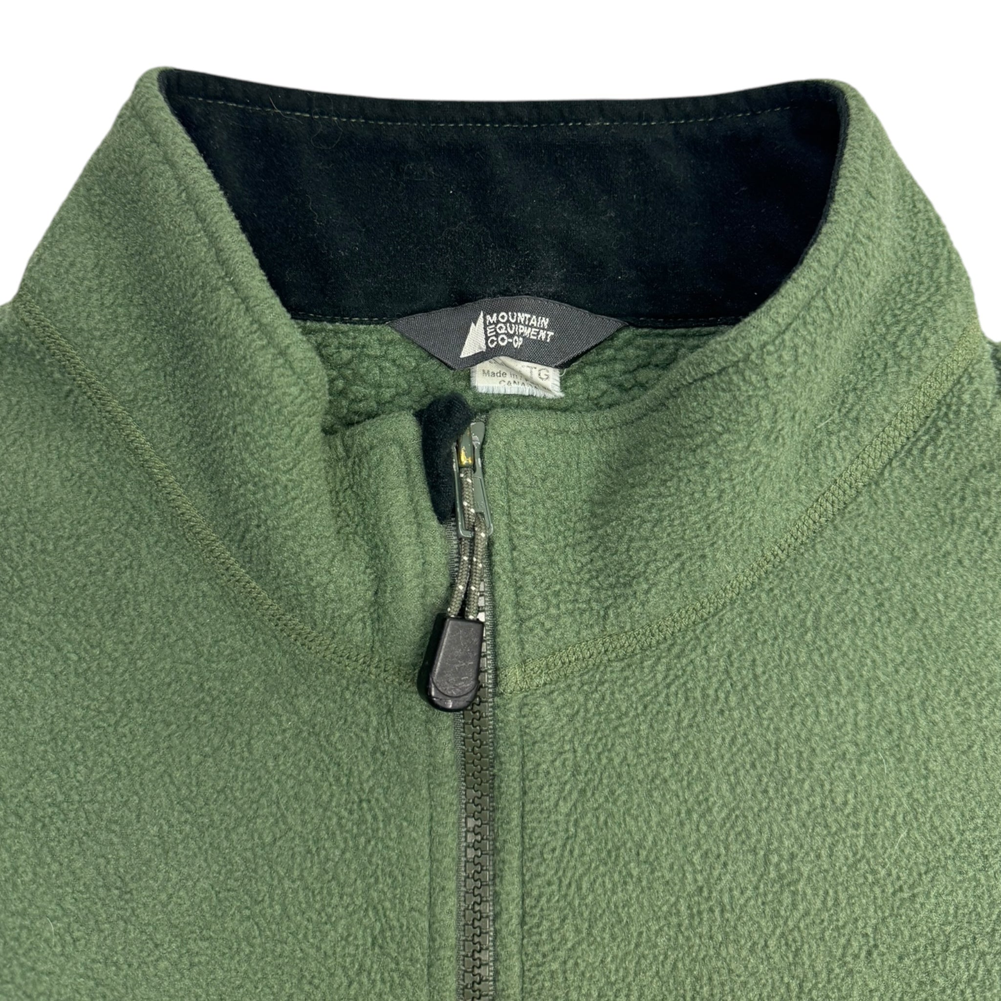 Vintage Green MEC Tech Zip Fleece