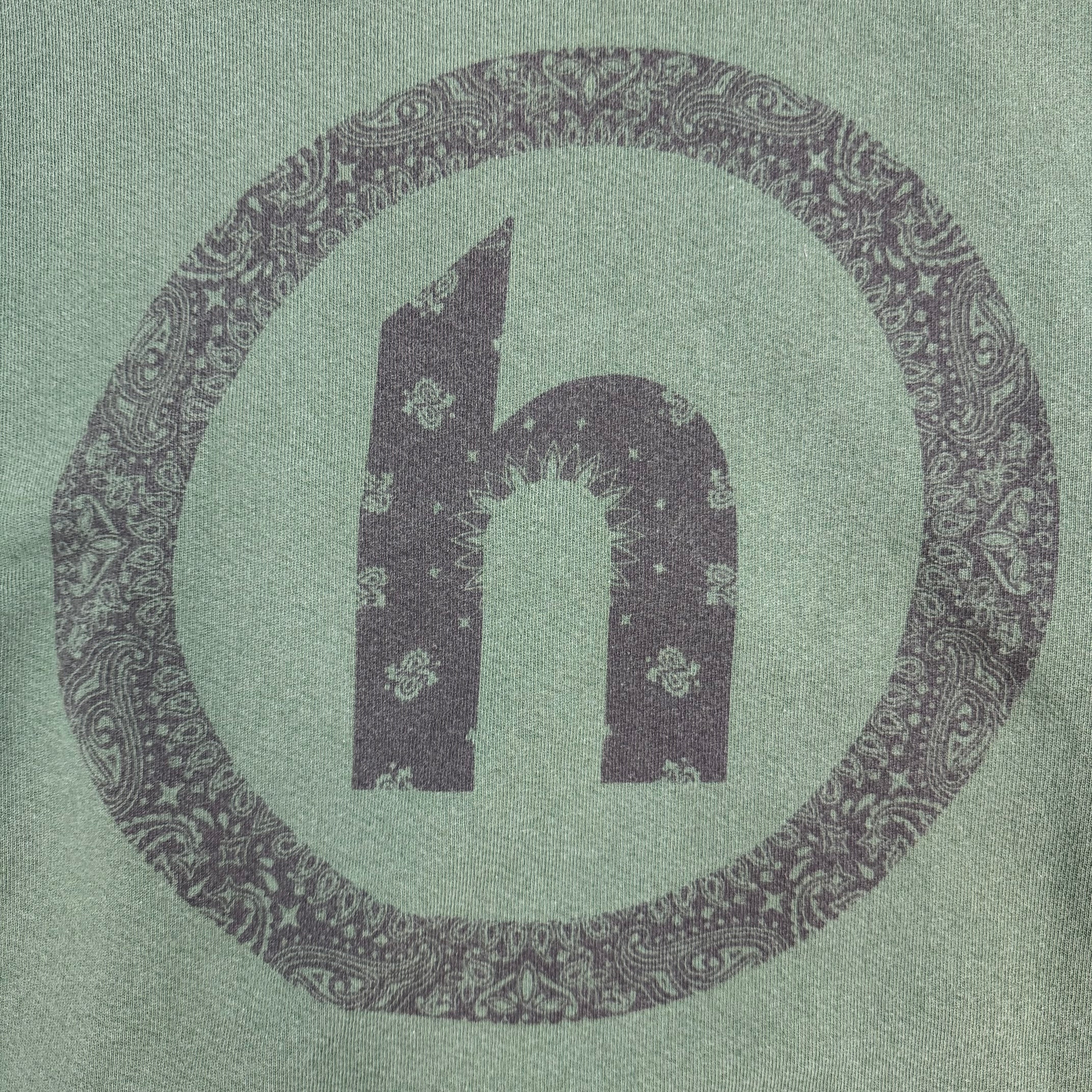 Hidden NY Paisley Logo Hoodie Green