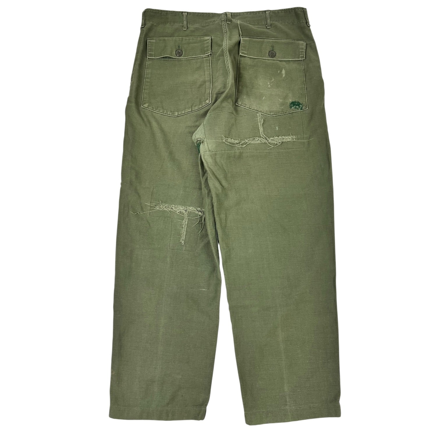 Vintage Army Green Utility Pants