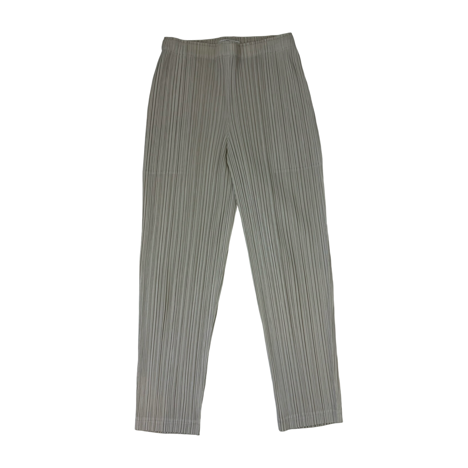 (W) Issey Miyake Pleats Please Trousers Light Grey