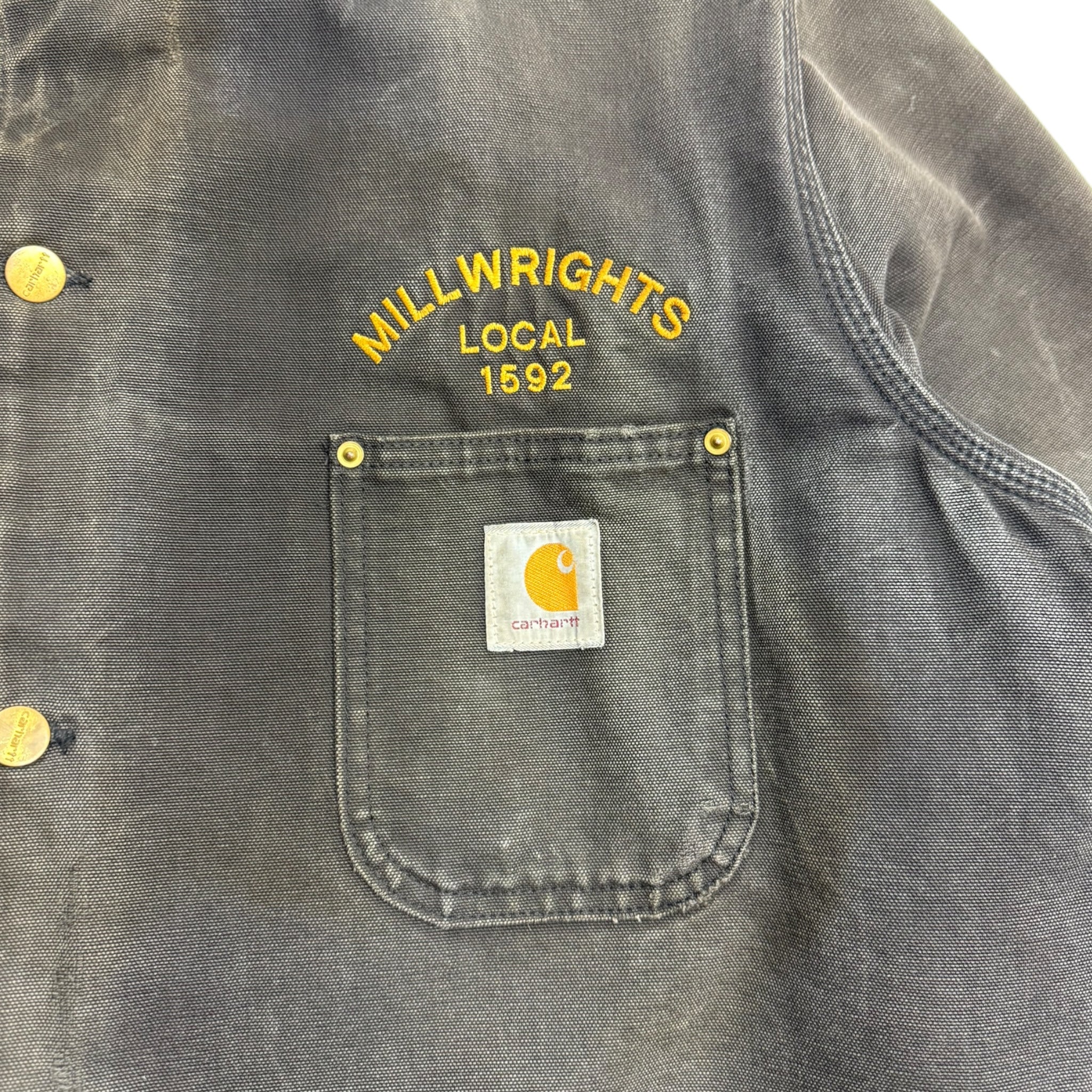 Vintage Distressed Carhartt MillWrights Chore Jacket