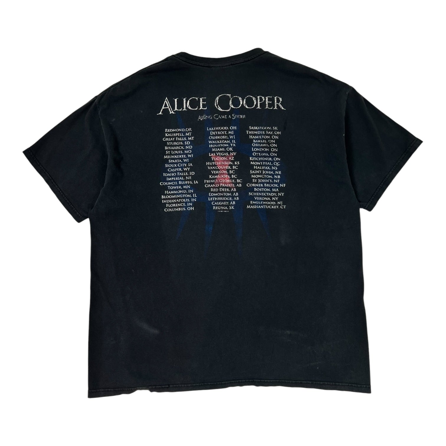 Vintage Alice Cooper Along Came A Spider Tour T-Shirt