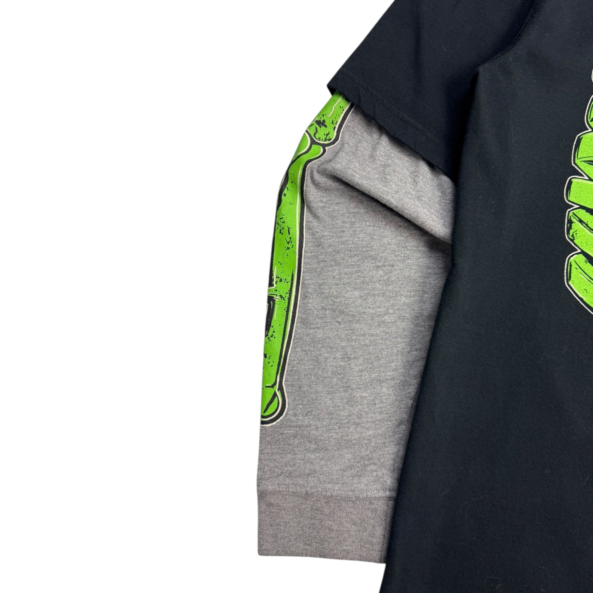 Y2K Metal Mulisha Skeleton Body Longsleeve Shirt