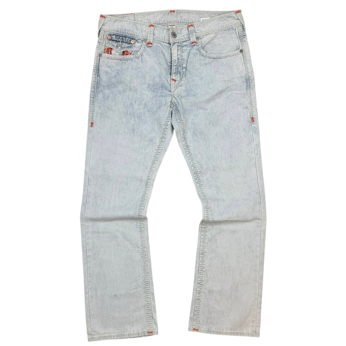 True Religion Straight Light Wash Jeans Blue