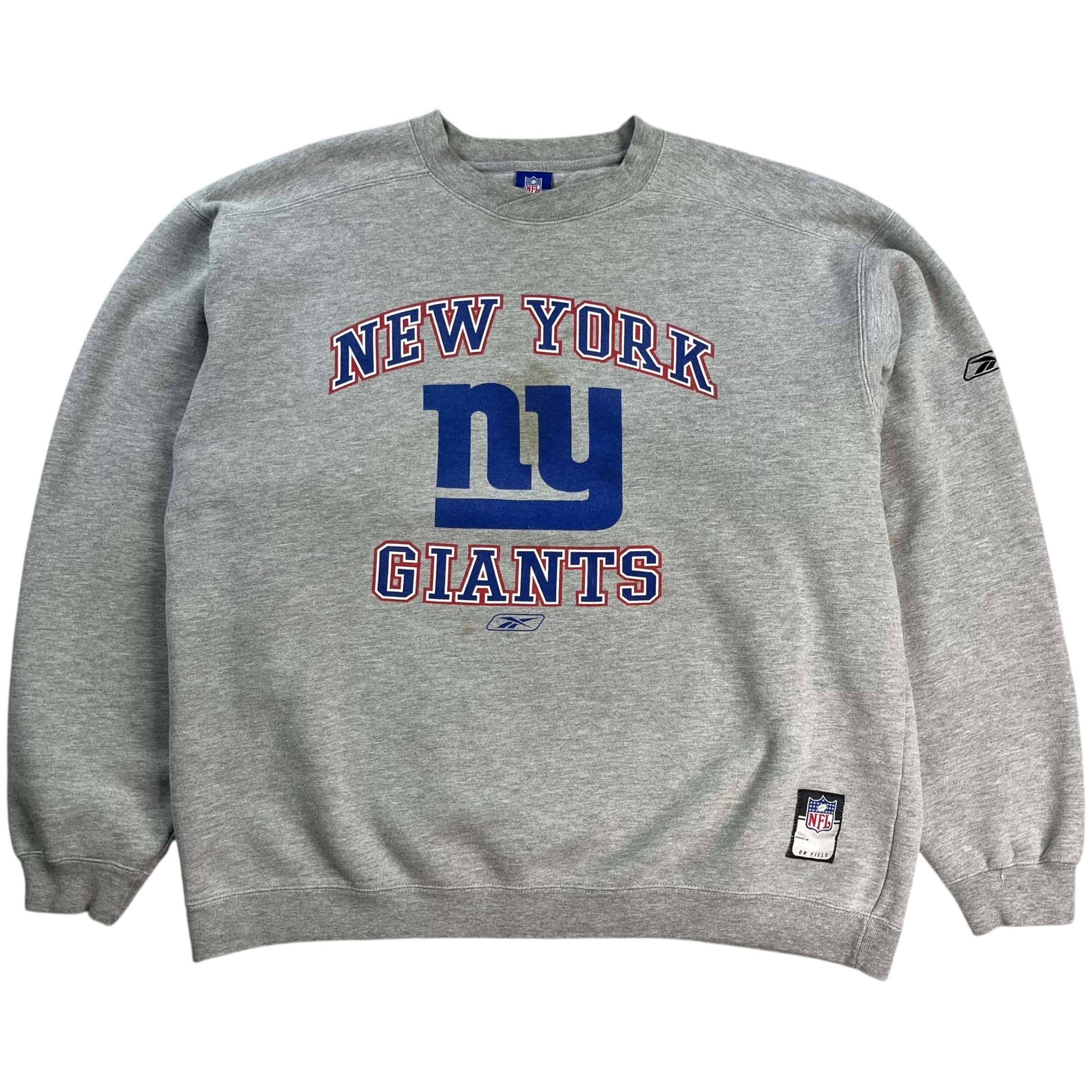 Vintage Reebok New York Giants Crewneck Grey