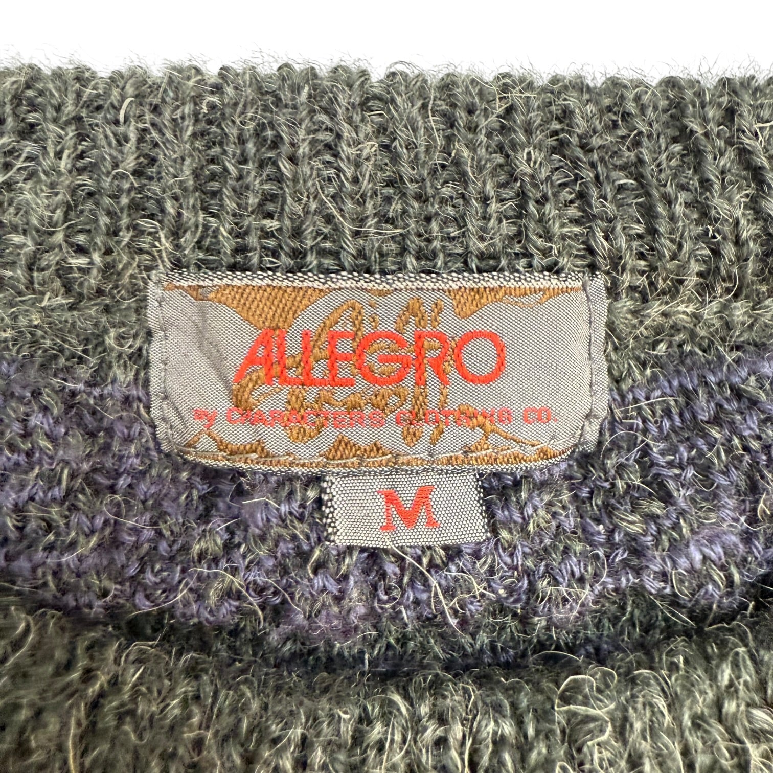 Vintage Allegro Knit Sweater Blue/Green