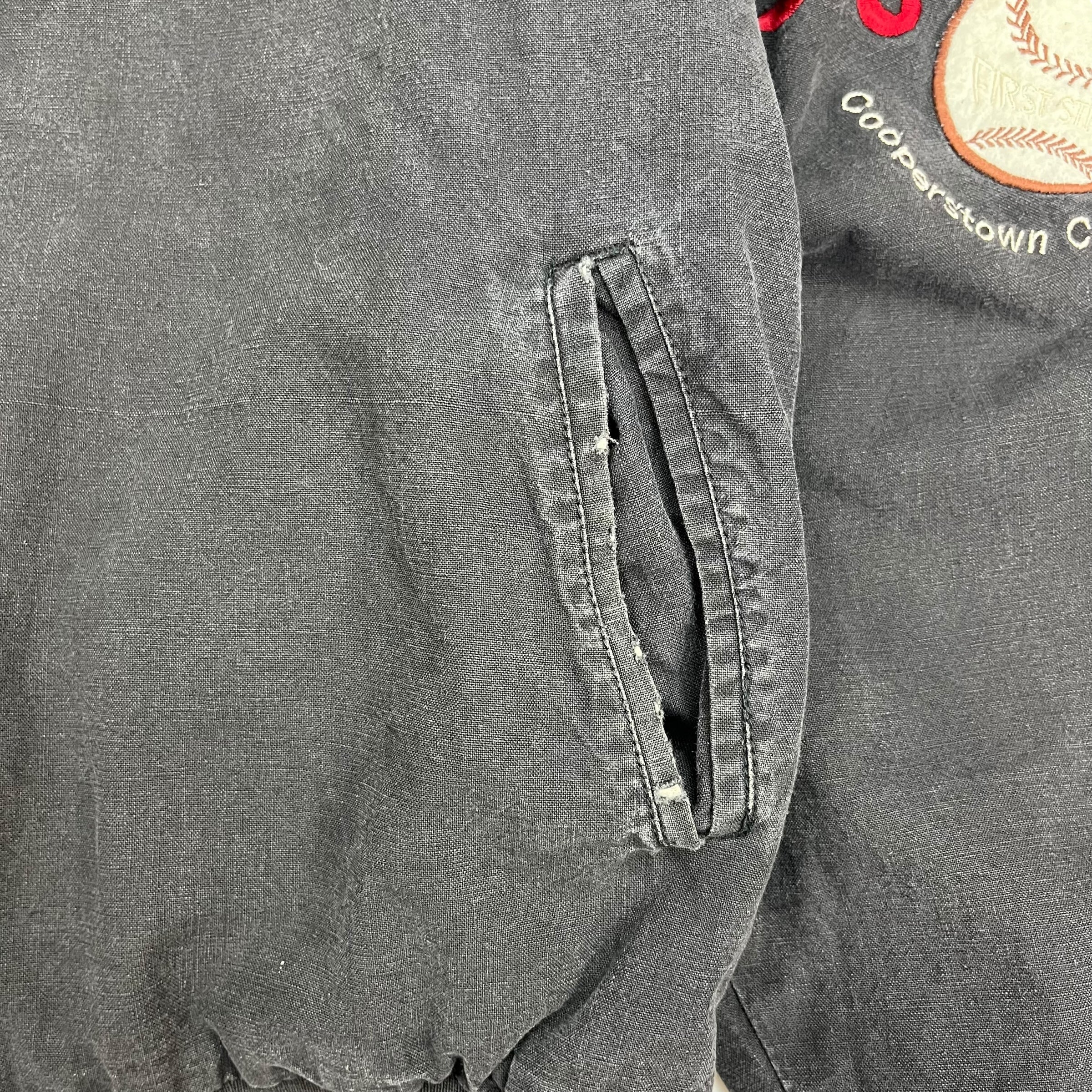 Vintage Mirage Chicago White Sox Varsity Jacket Faded Black