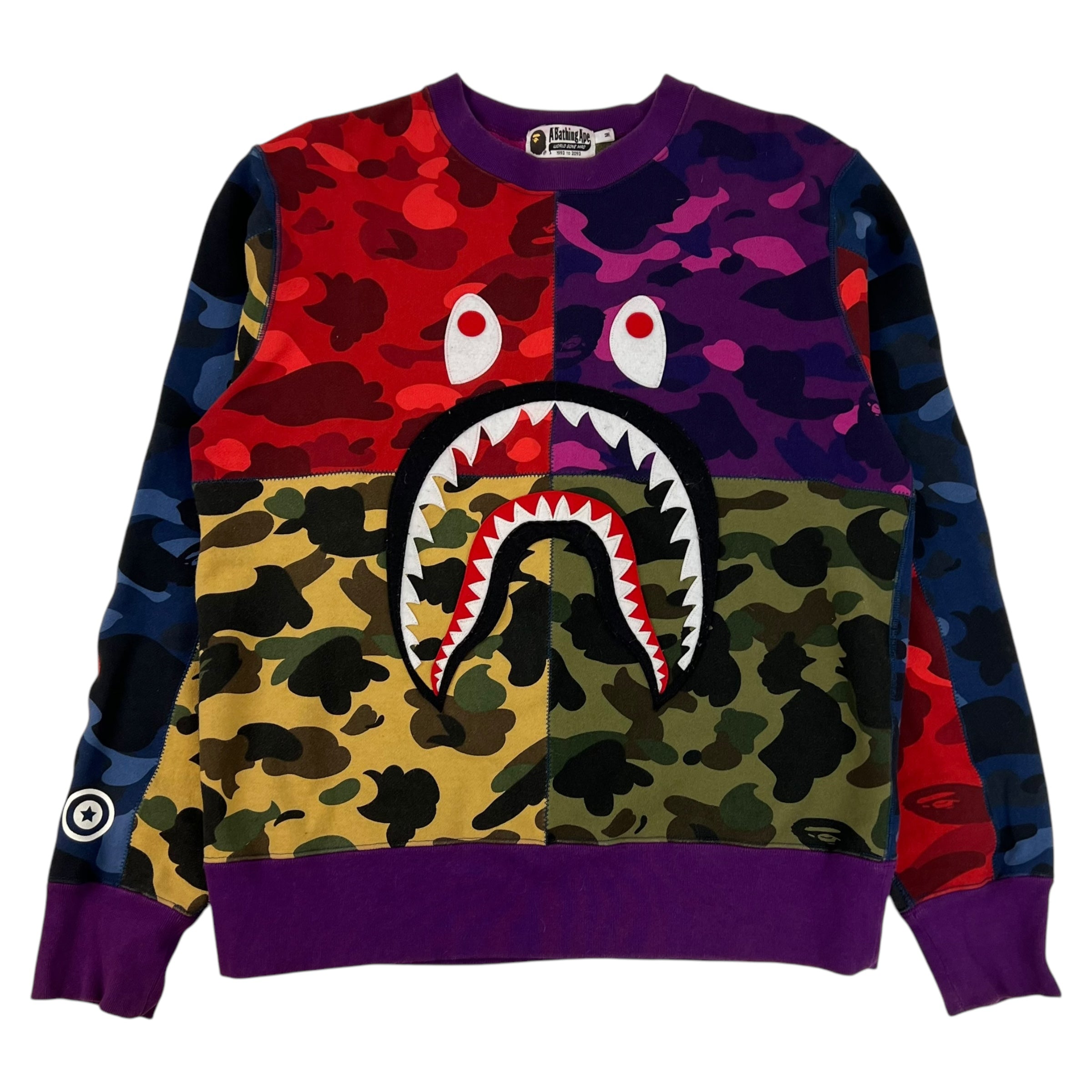 BAPE Shark Mix Camo Sweatshirt