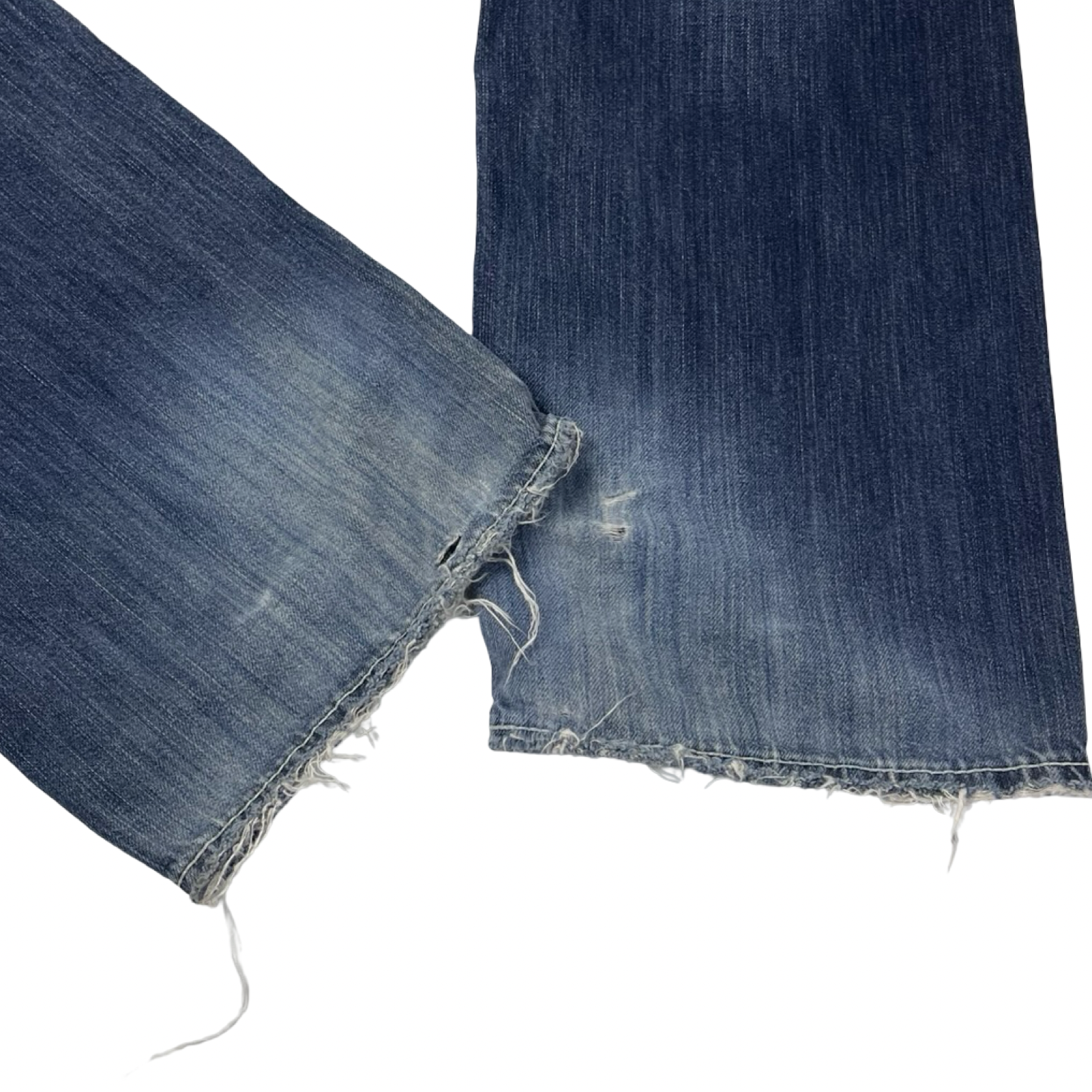 Vintage Y2K Big Star Contrast Stitch Denim Pant Dark Wash