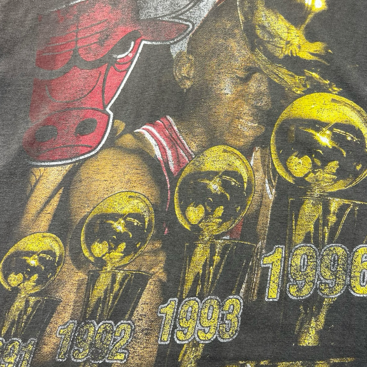 Vintage Jordan Chicago Bulls 96 Champion Rap T-Shirt