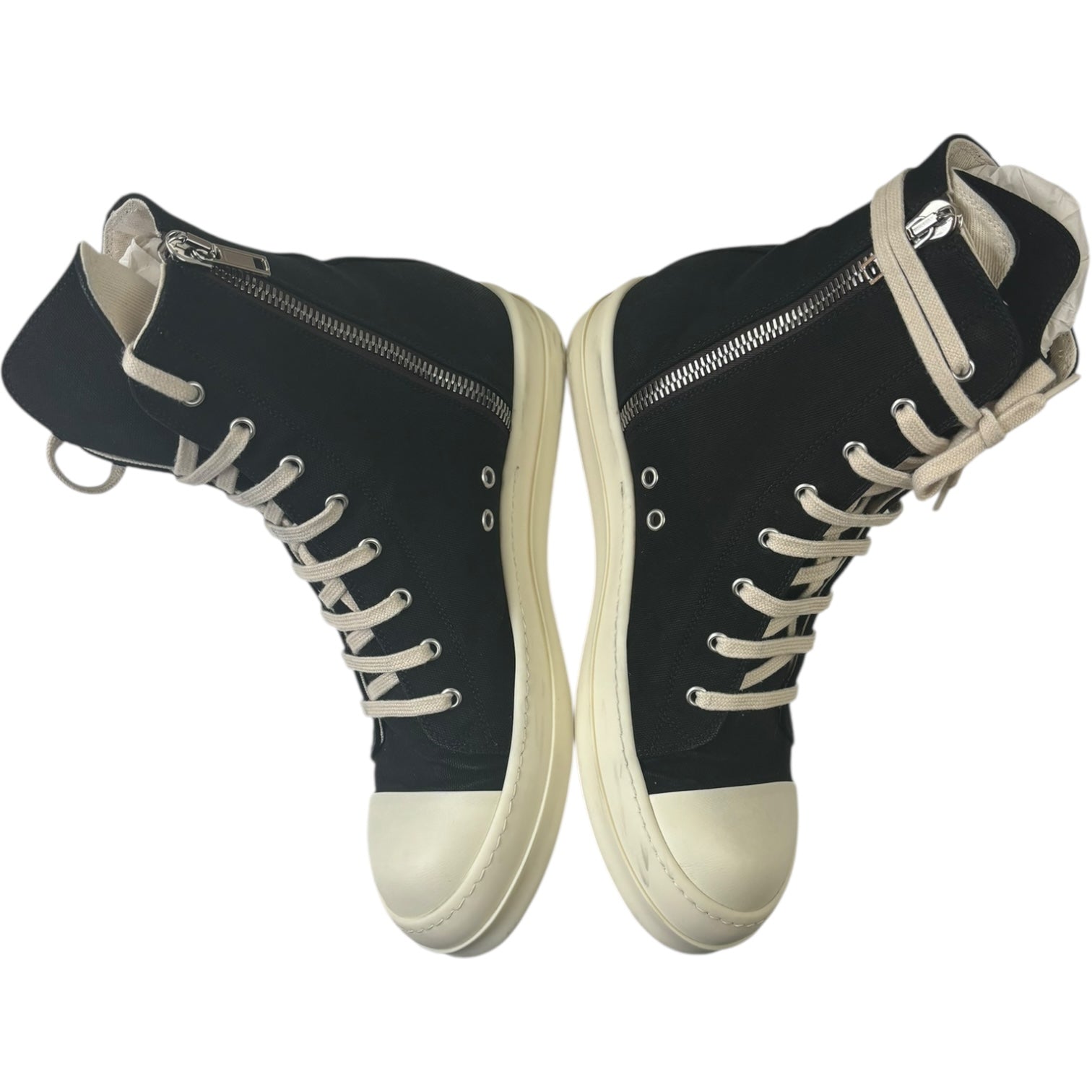 Rick Owens DRKSHDW High Top Black Milk (Used)
