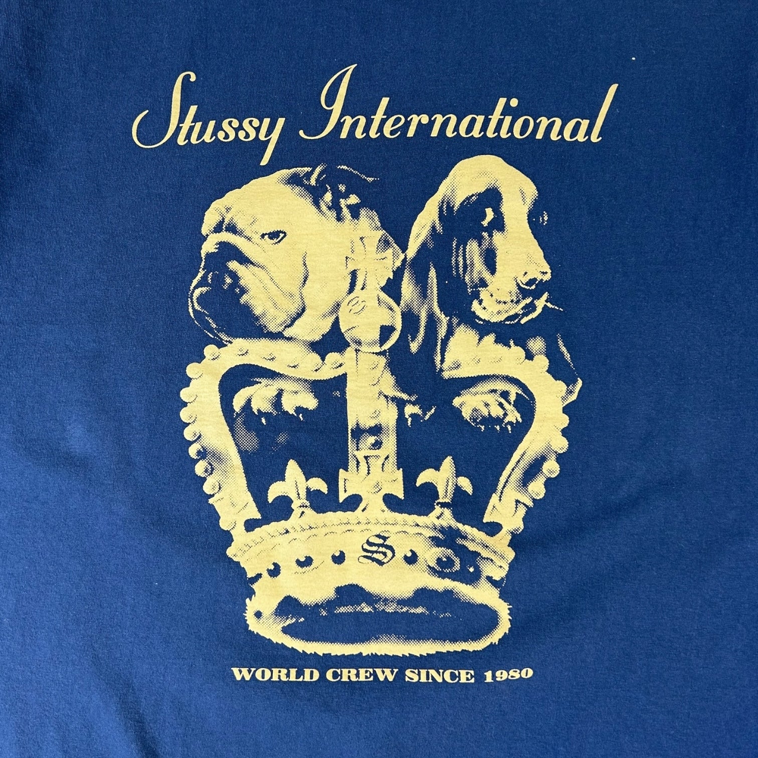 Stussy Dog Crown T-Shirt Navy