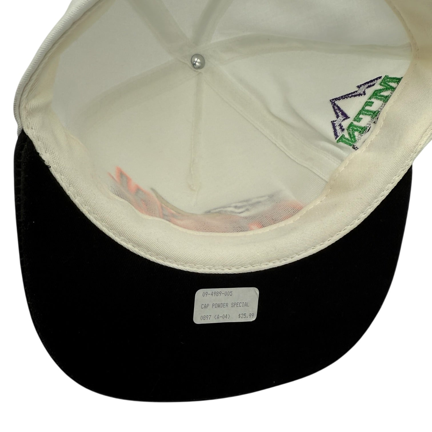 Vintage Arctic Cat Powder Special Snapback White