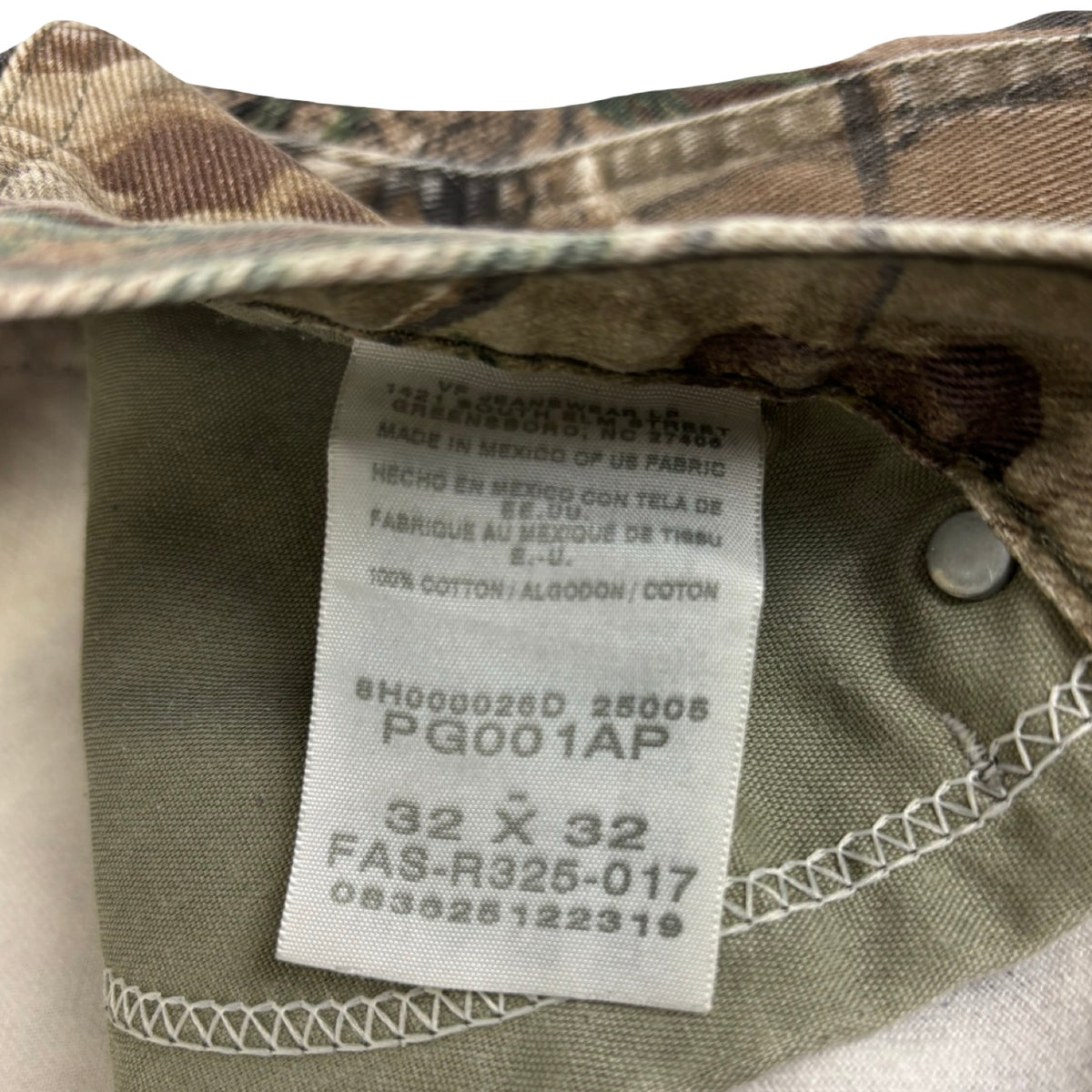 Vintage Wrangler Pro Gear Trouser Pant Real Tree