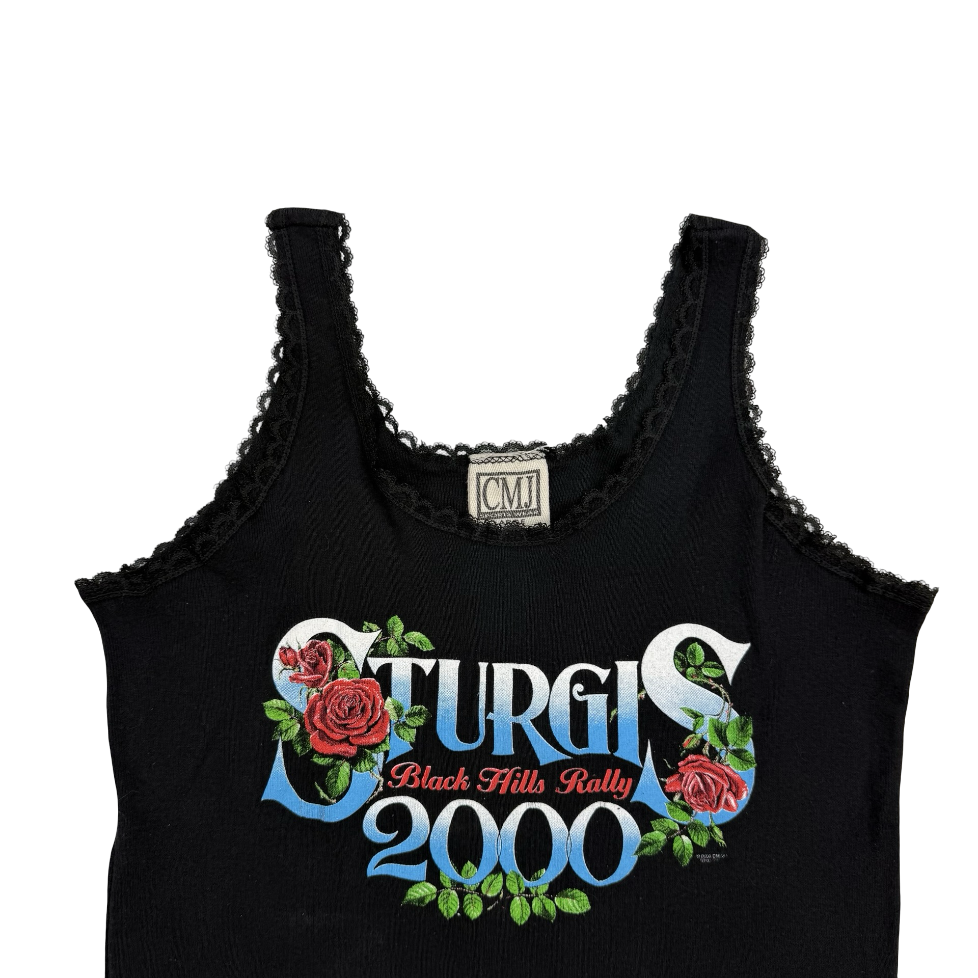 (W) 2000 Sturgis Bike Rally Tank Top Black